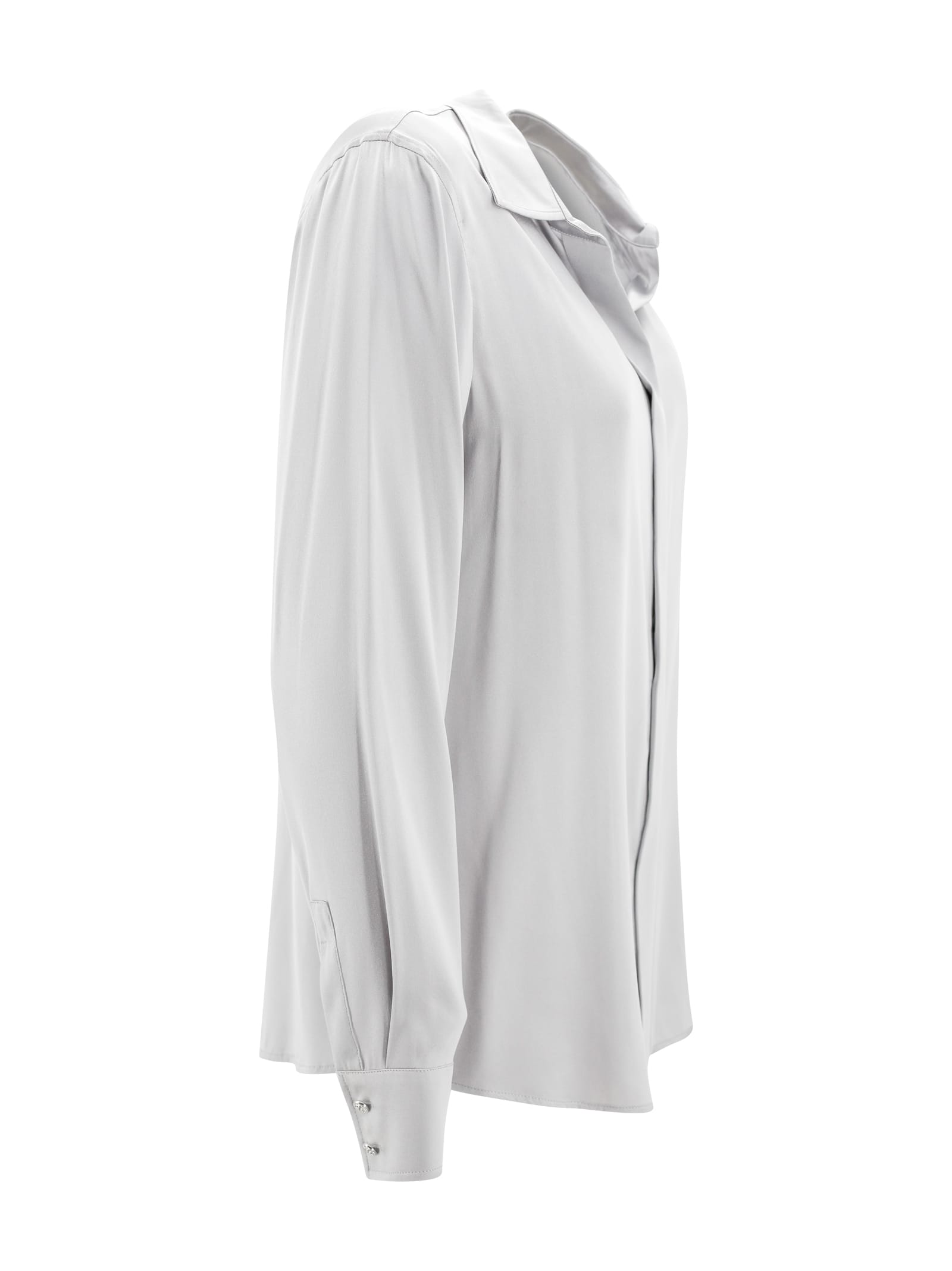 Max Mara Buttoned Long-sleeved Top