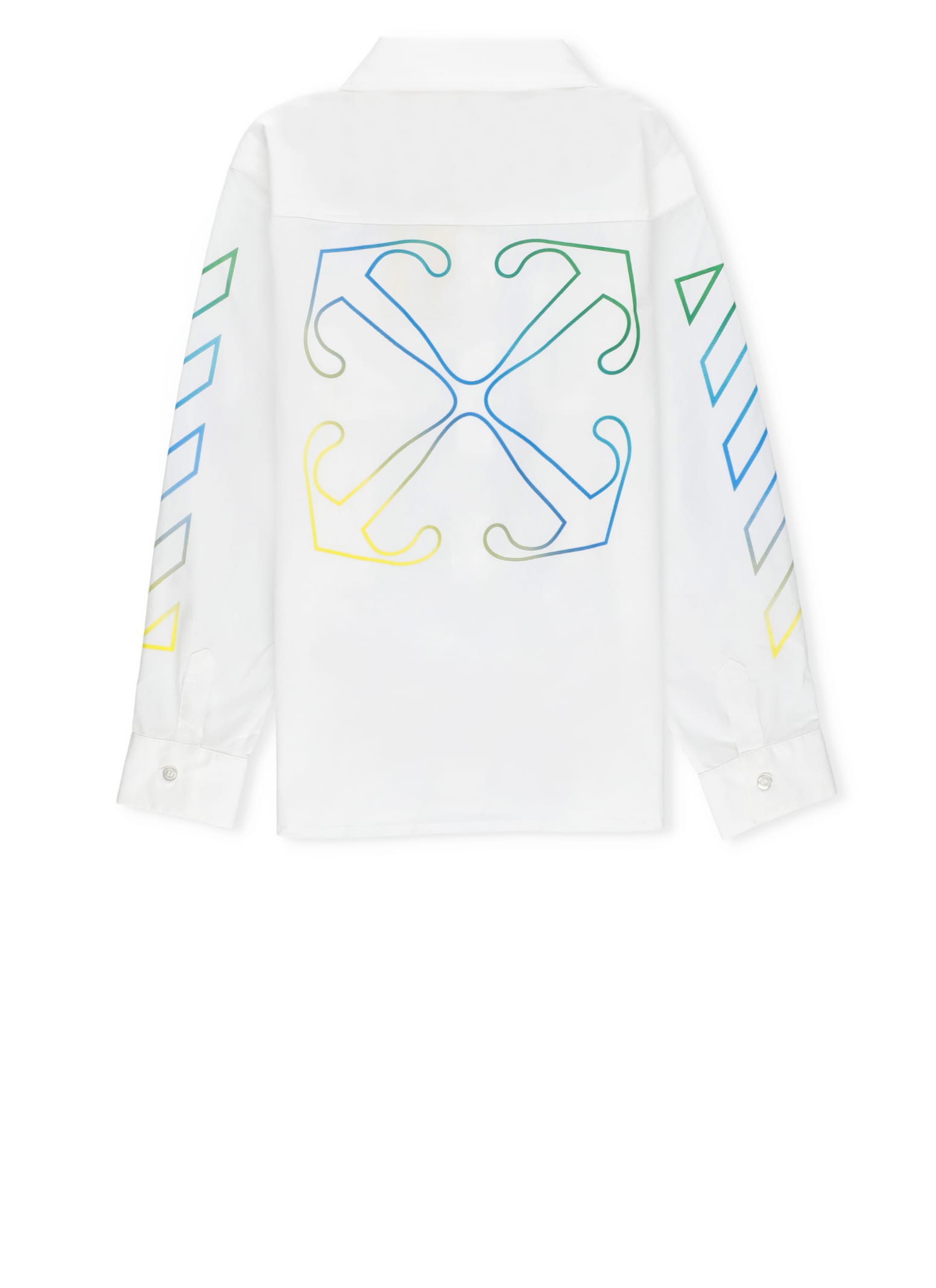 Shop Off-white Shirt With Logo In White