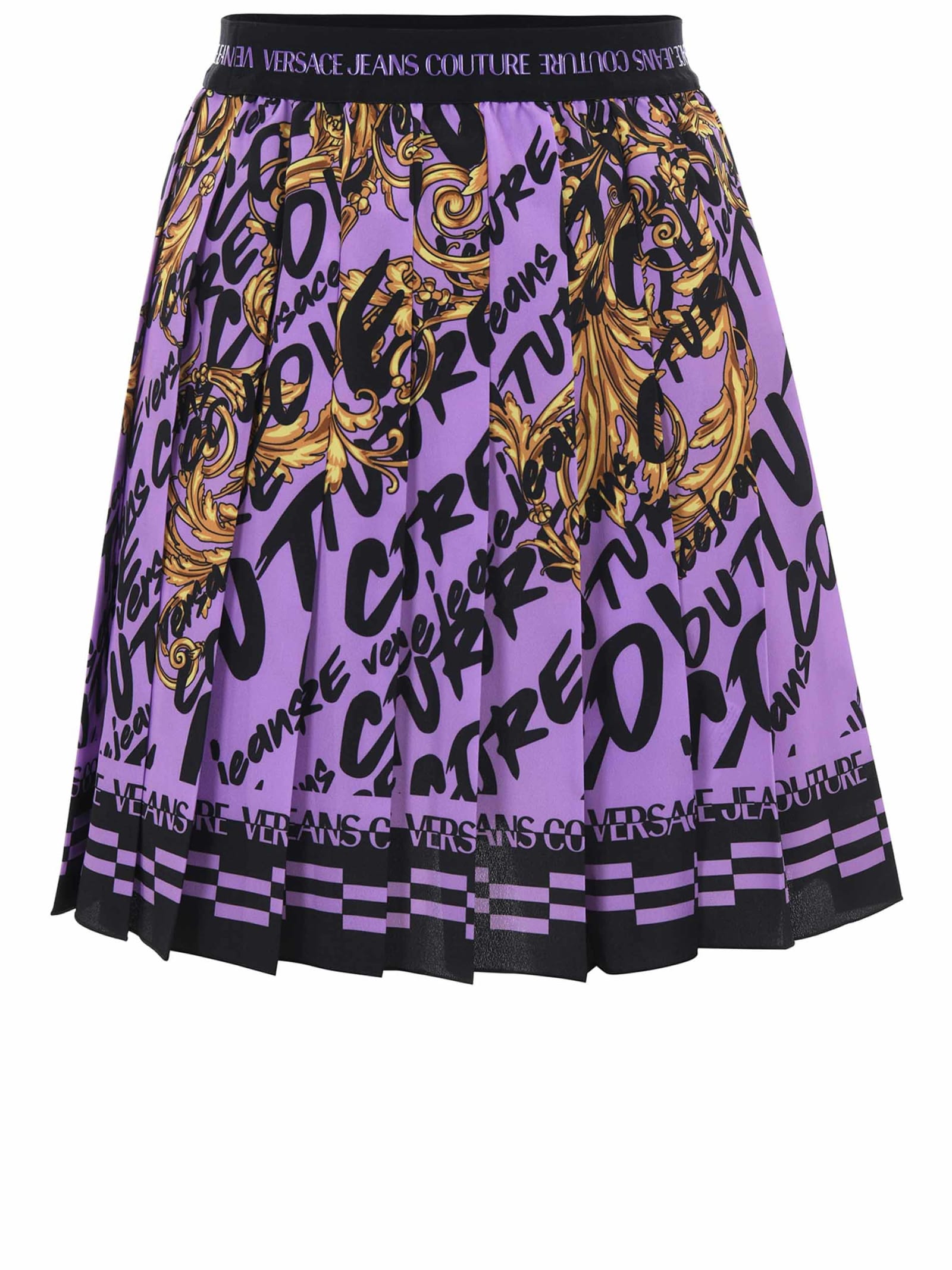Versace Jeans Couture Satin Skirt