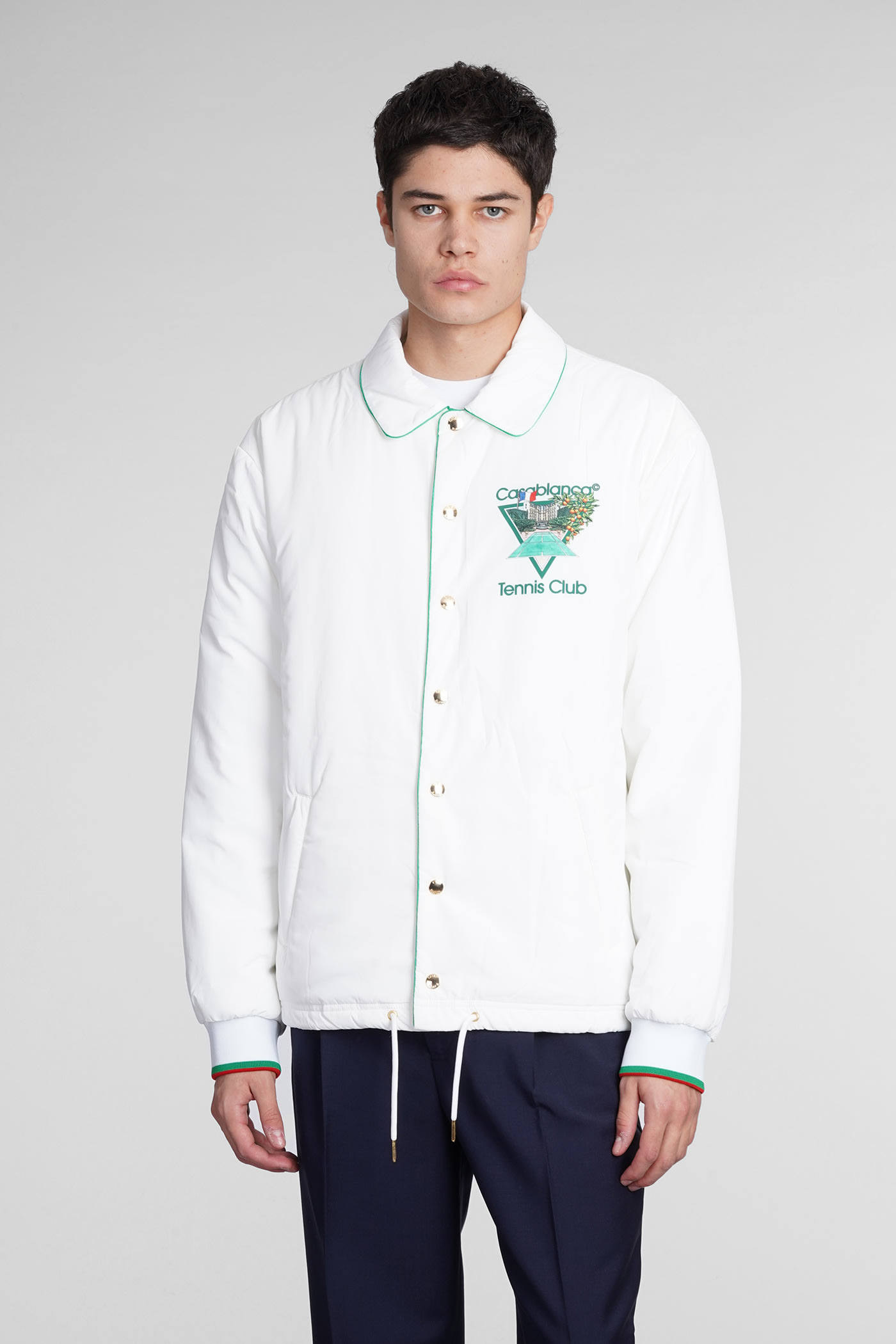 Casablanca Casual Jacket In White Polyester