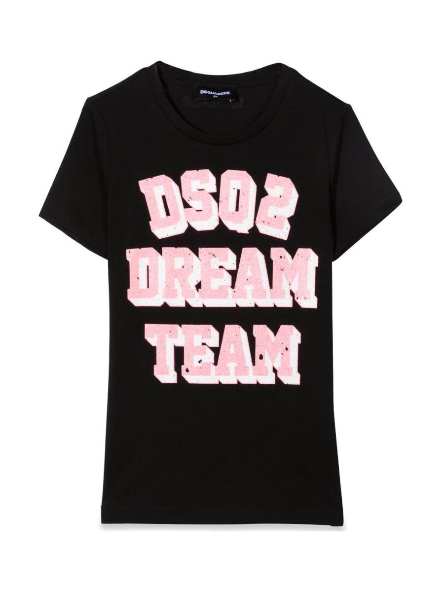 Dsquared2 Kids' Maglietta In Black