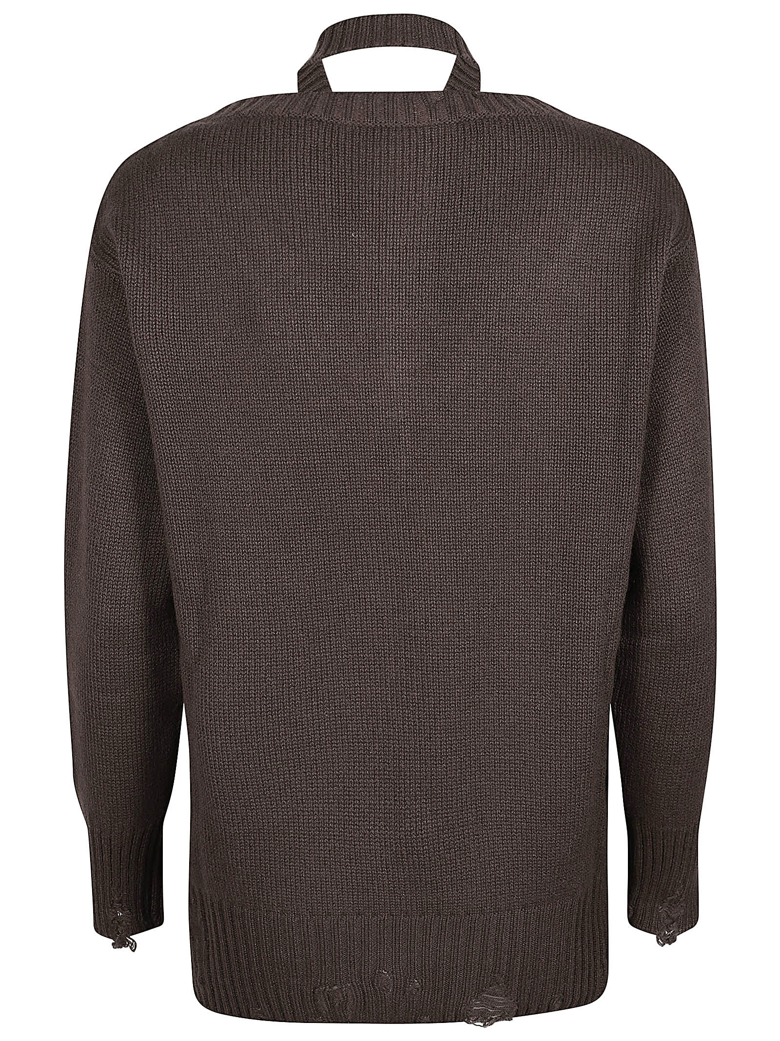 Shop Canessa Sole V Neck Sweater In Tawny