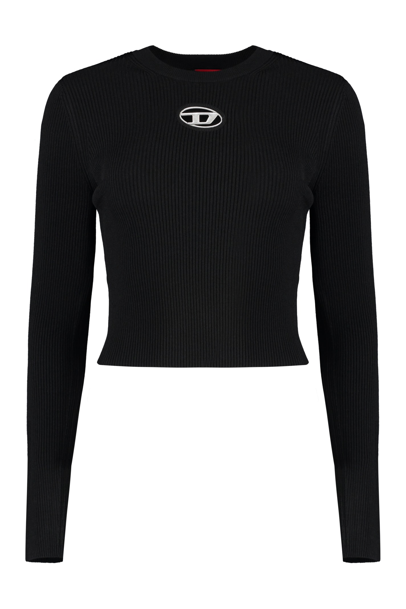 DIESEL LOGO PRINT LONG SLEEVE TOP