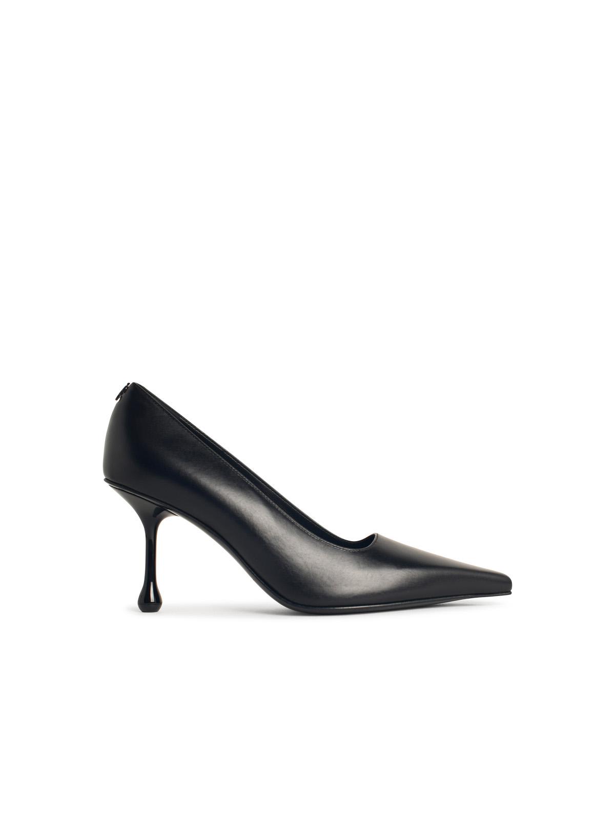 Jimmy Choo Ixia 80 Black Nappa Leather Pumps In Black