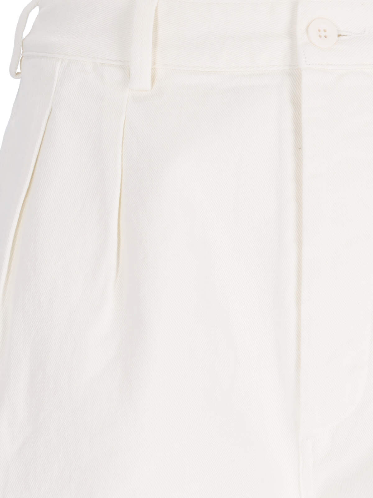 Shop Sunflower Basic Bermuda Shorts In White