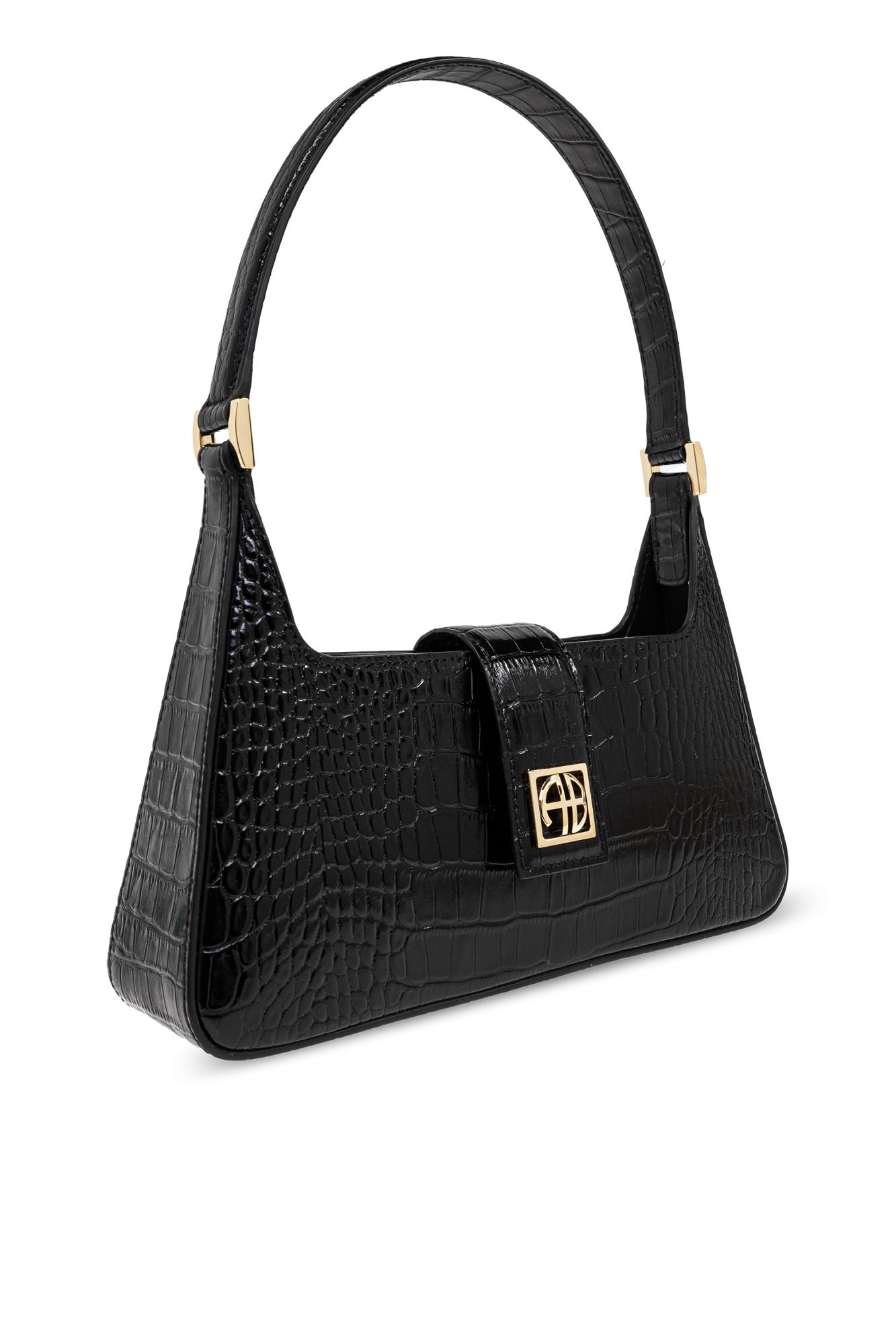 Shop Anine Bing Handbag In Black