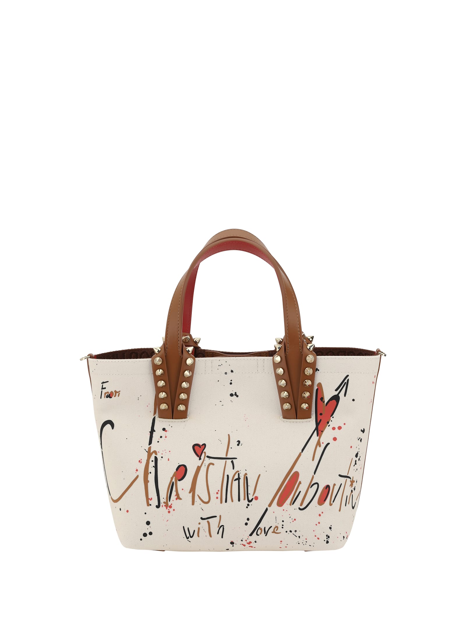 Christian Louboutin Mini Shopping Bag Studded Handles