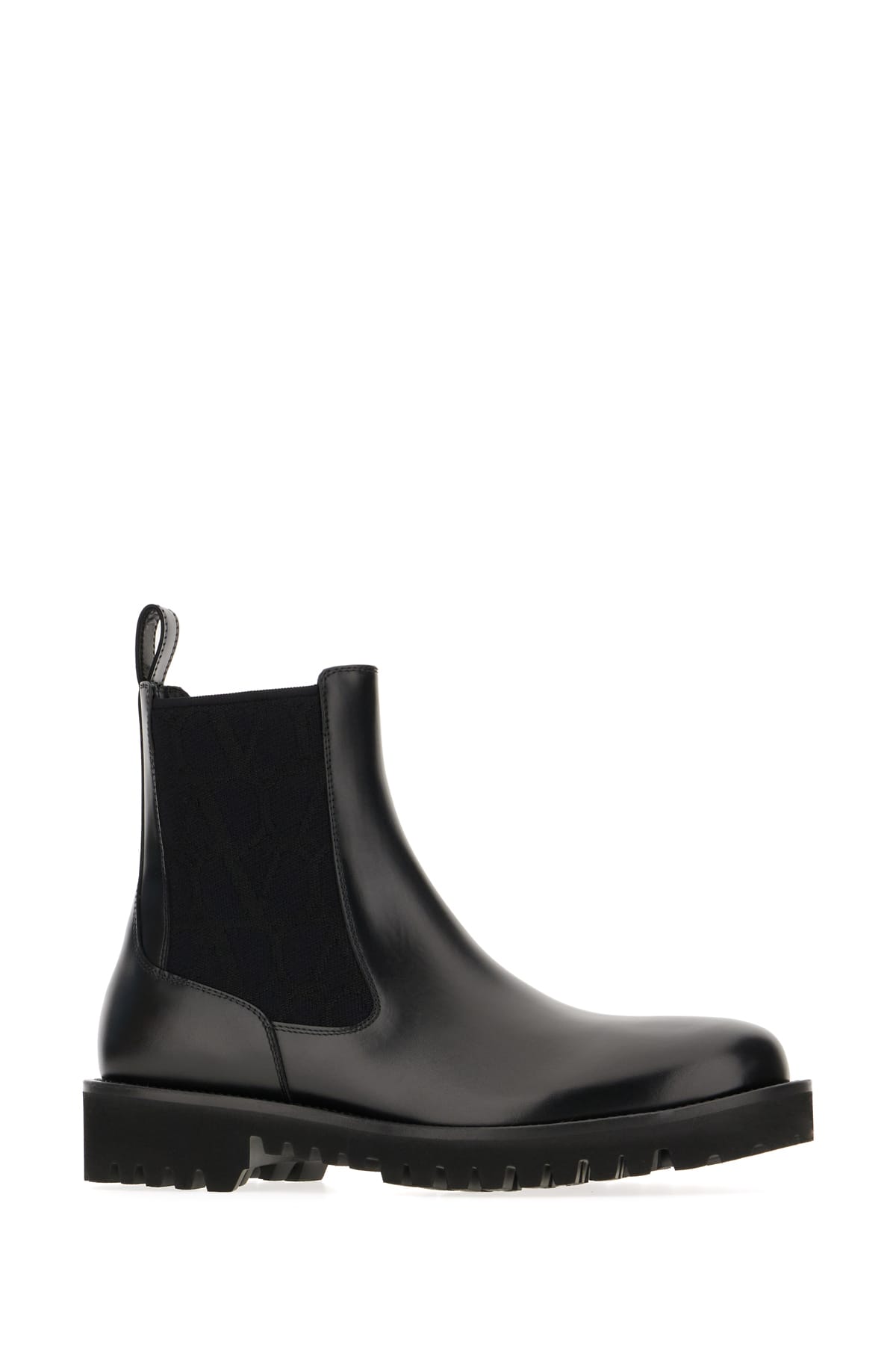 Shop Valentino Black Leather Boots In Nero