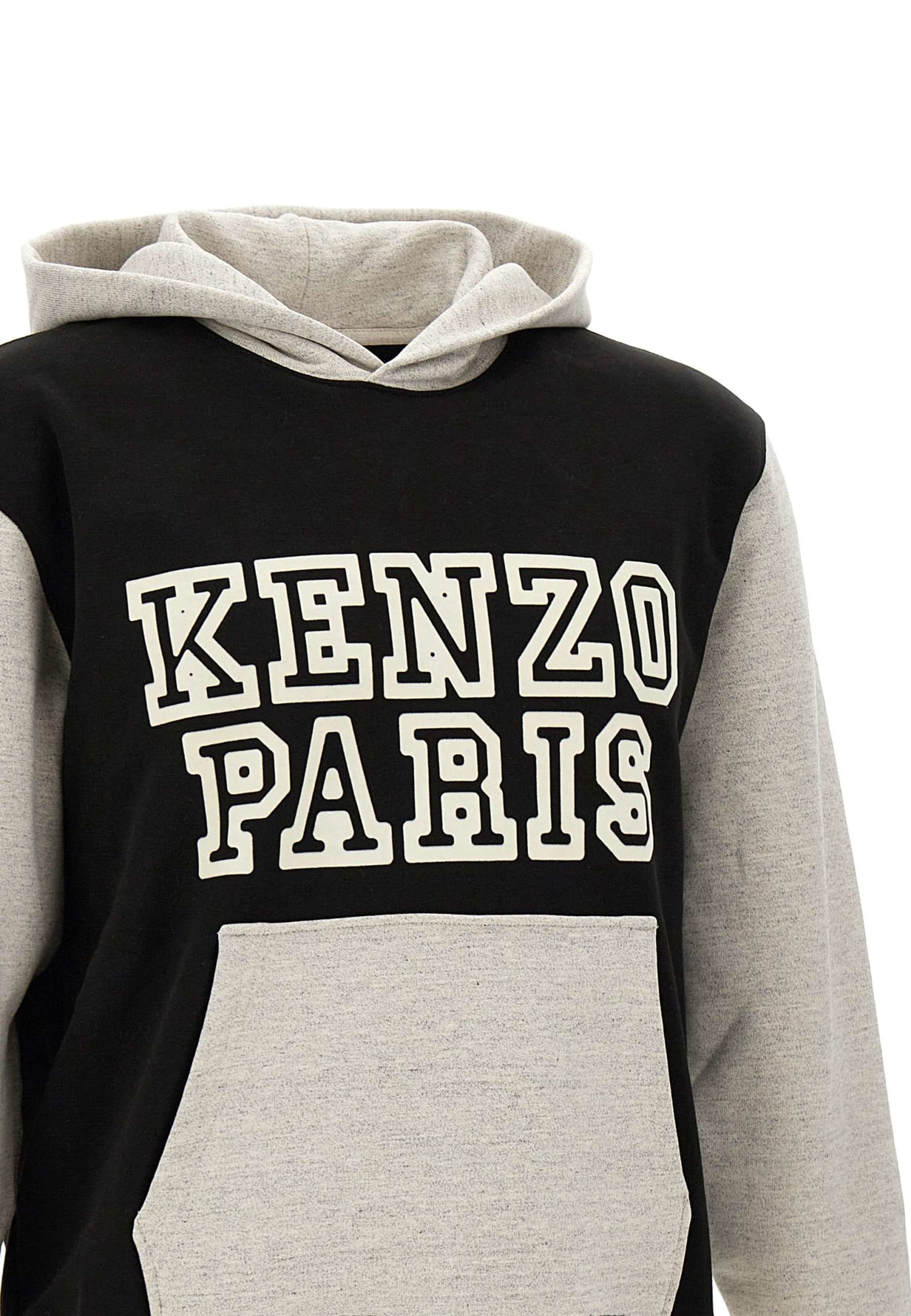 Shop Kenzo Tiger Academy Cotton Sweatshirt In Black