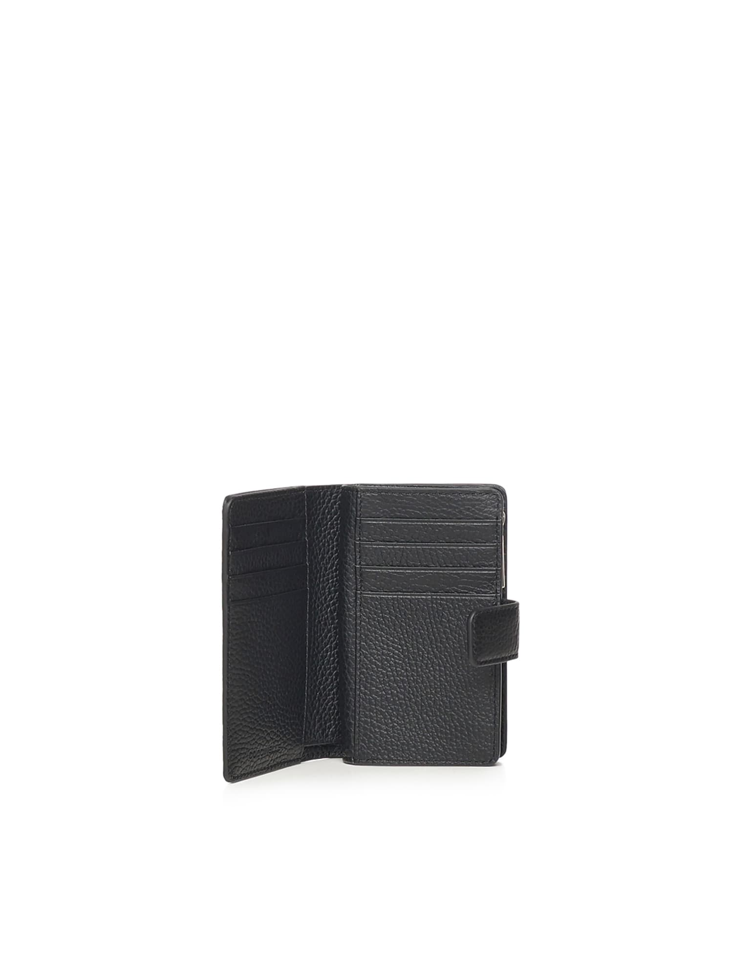 Coccinelle Metallic Soft Wallet In Black