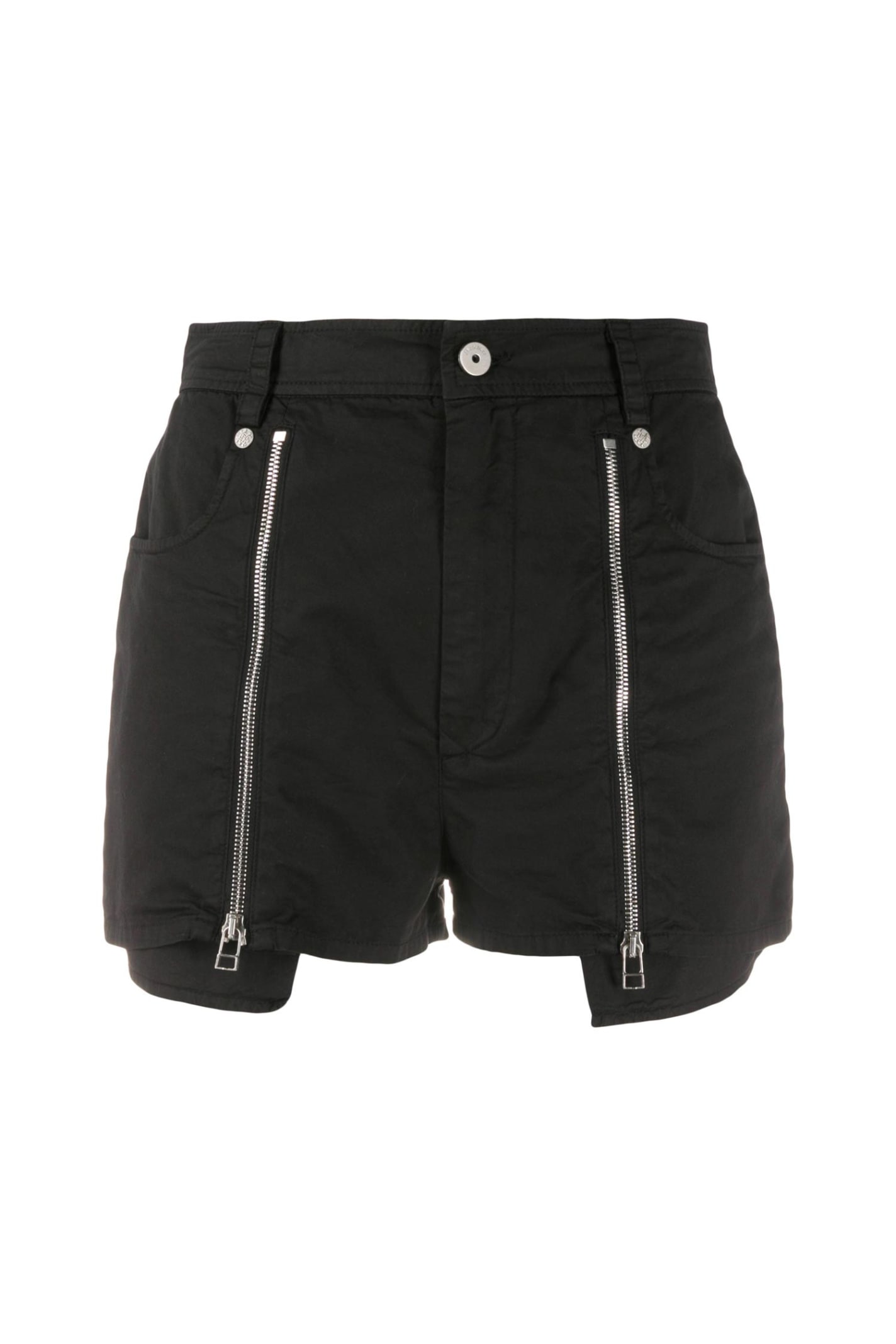 Mr & Mrs Italy Popeline Shorts For Woman With Zippers