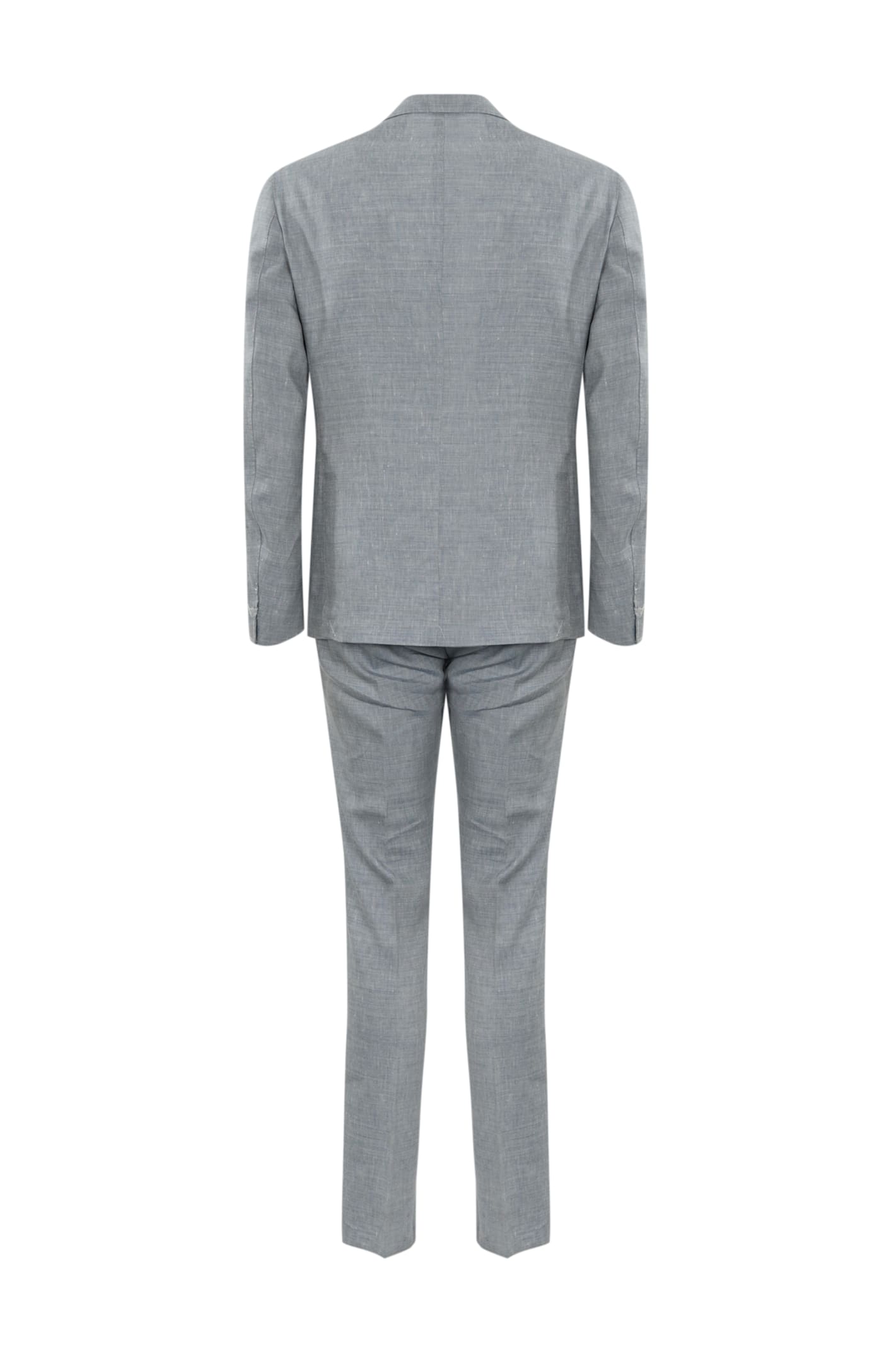 ELEVENTY SINGLE-BREASTED LINEN AND WOOL SUIT