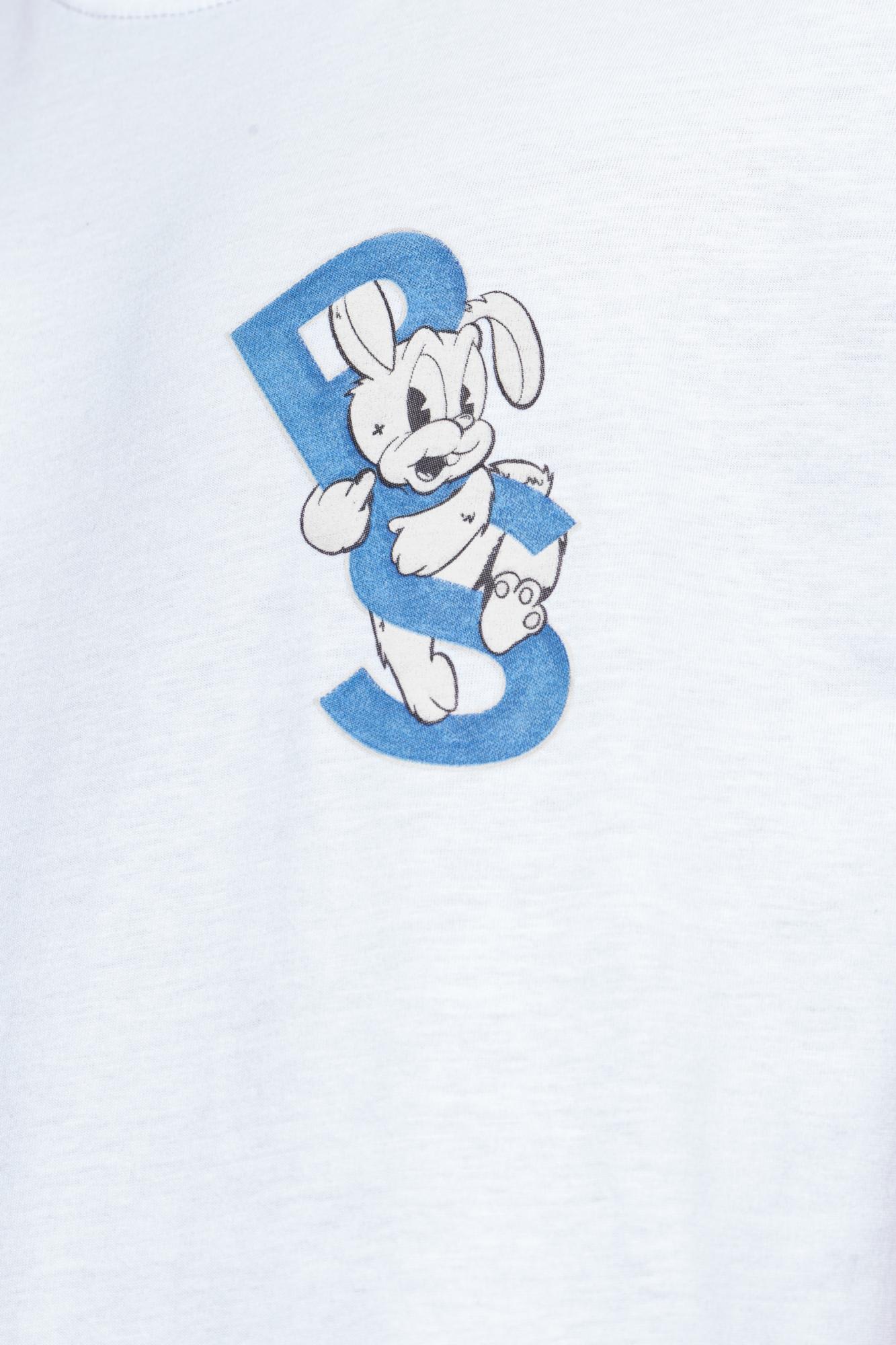 Ps By Paul Smith Ps Paul Smith T-shirt With Colorful Print In White
