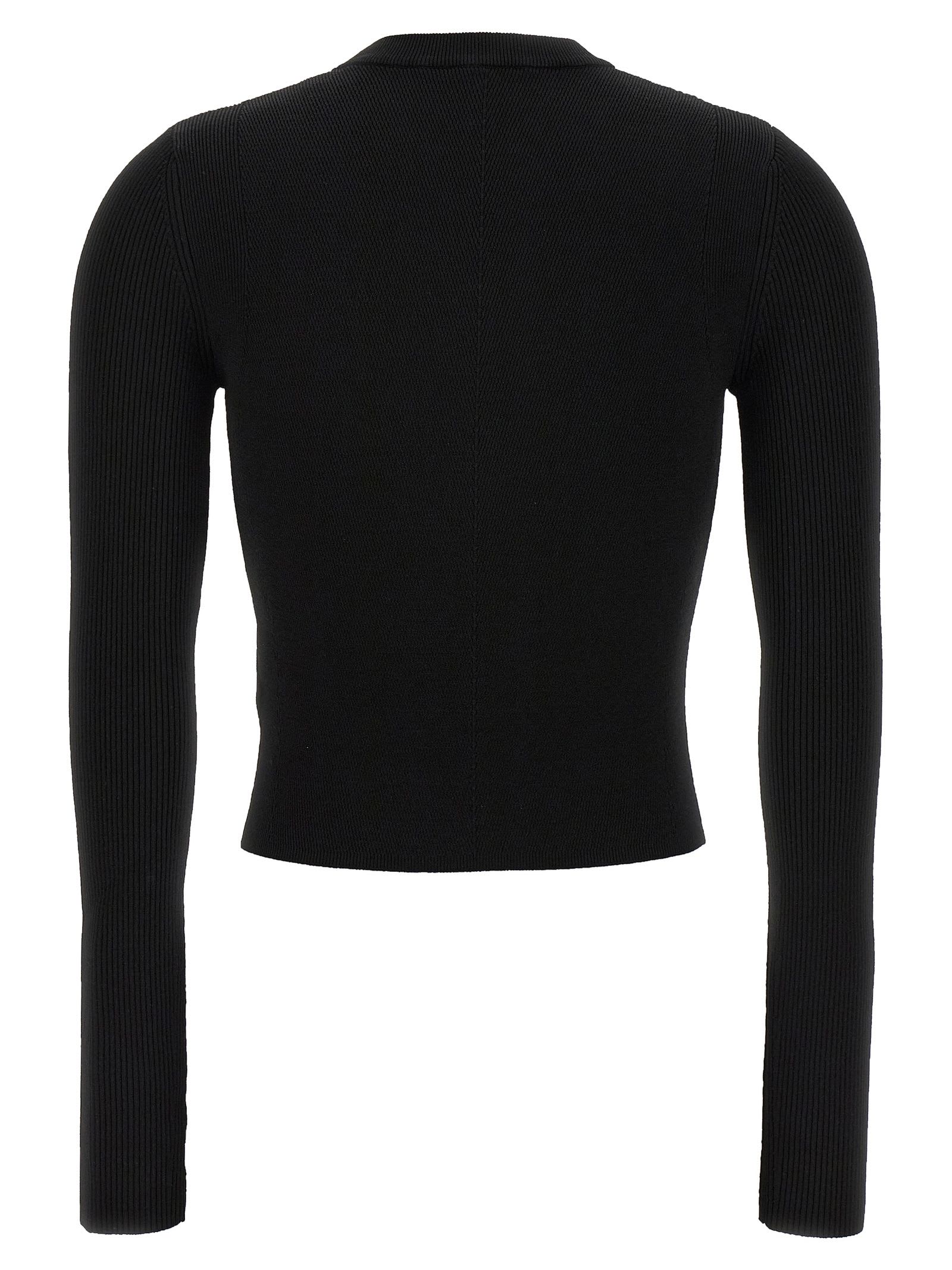 Shop Diesel A-valari Long-sleeved T-shirt In Black