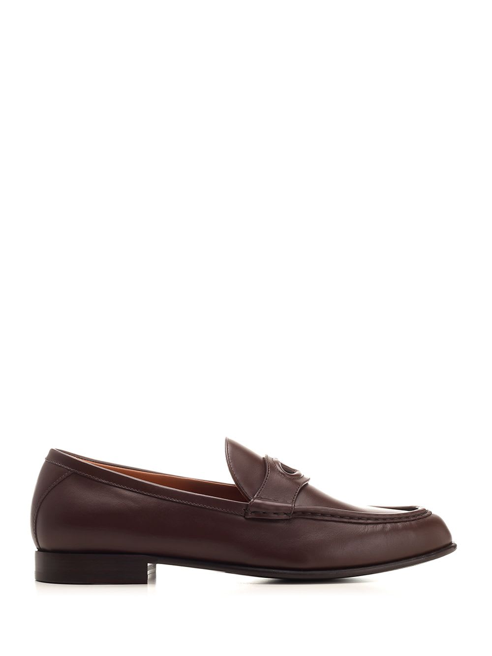 Shop Valentino Vlogo Signature Loafer In Undefined