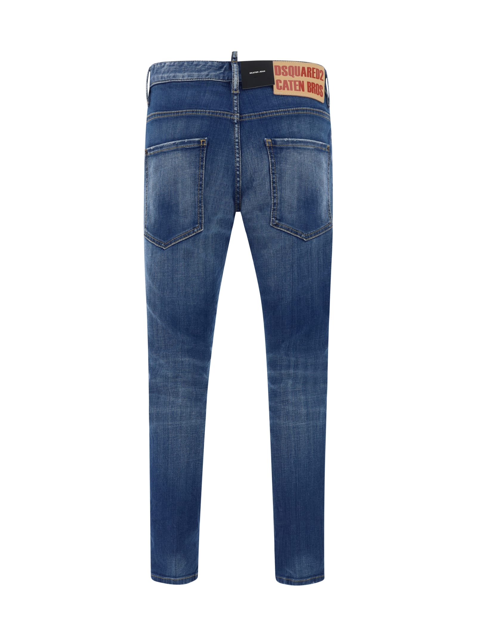 Shop Dsquared2 Jeans In Navy Blue