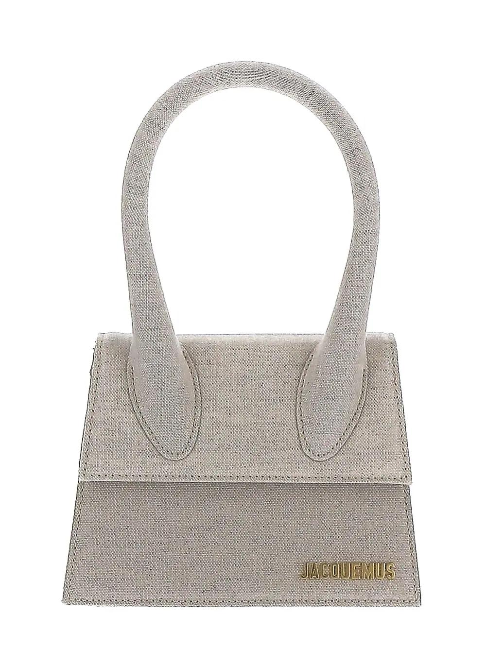 Jacquemus Le Chiquito Moyen Handbag In Grey