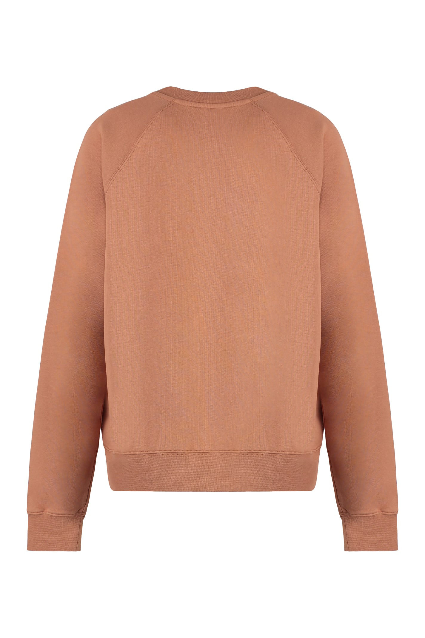 See By Chloé Cotton Crew-neck Sweatshirt In Pink