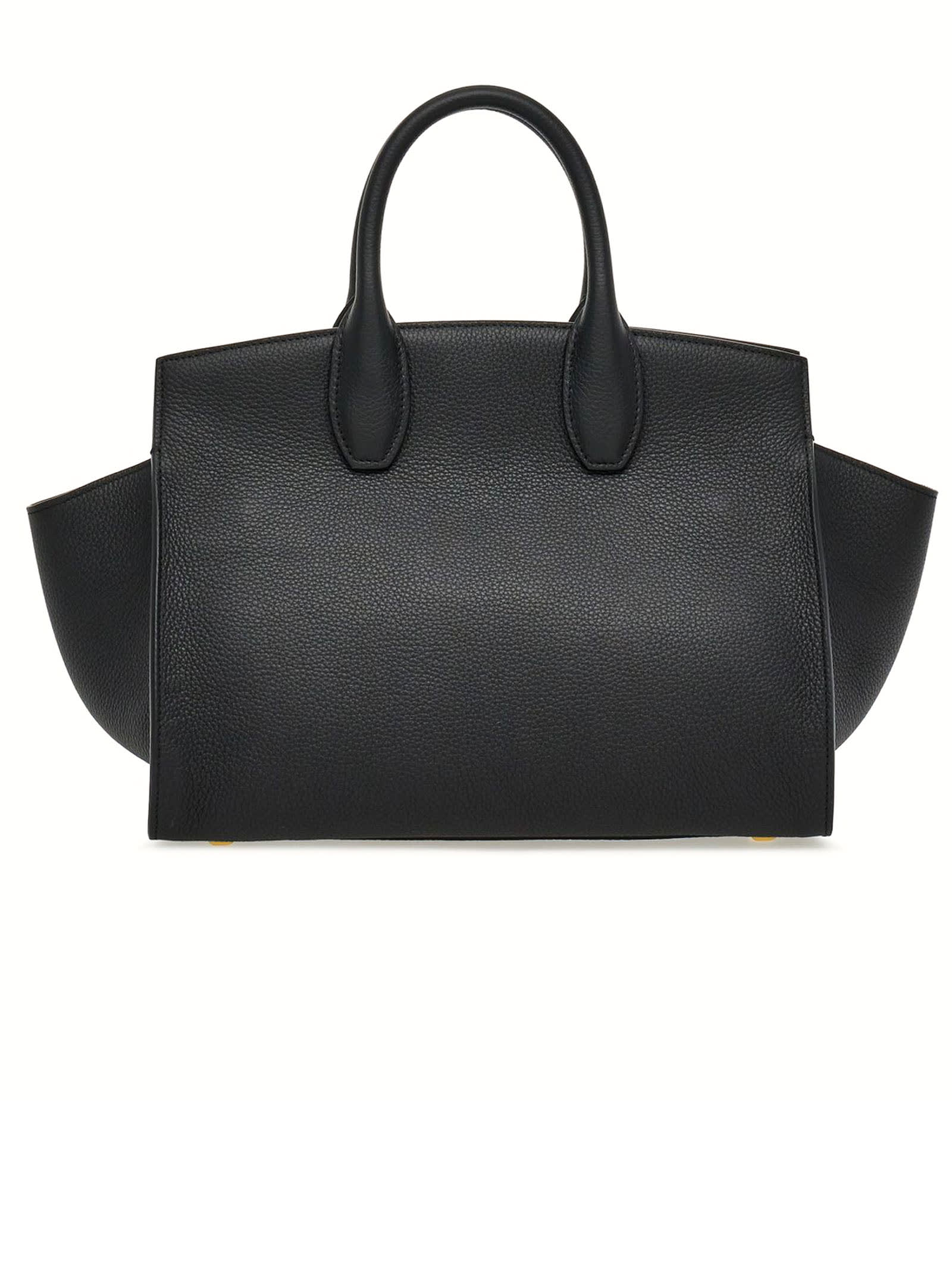 Shop Ferragamo Studio Soft Bag (m) In Black