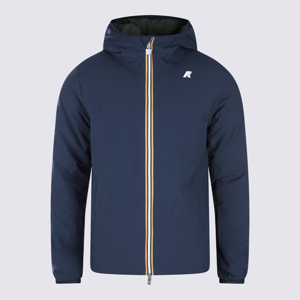 K-way Blue Jack St Warm Double Casual Jacket In Blue