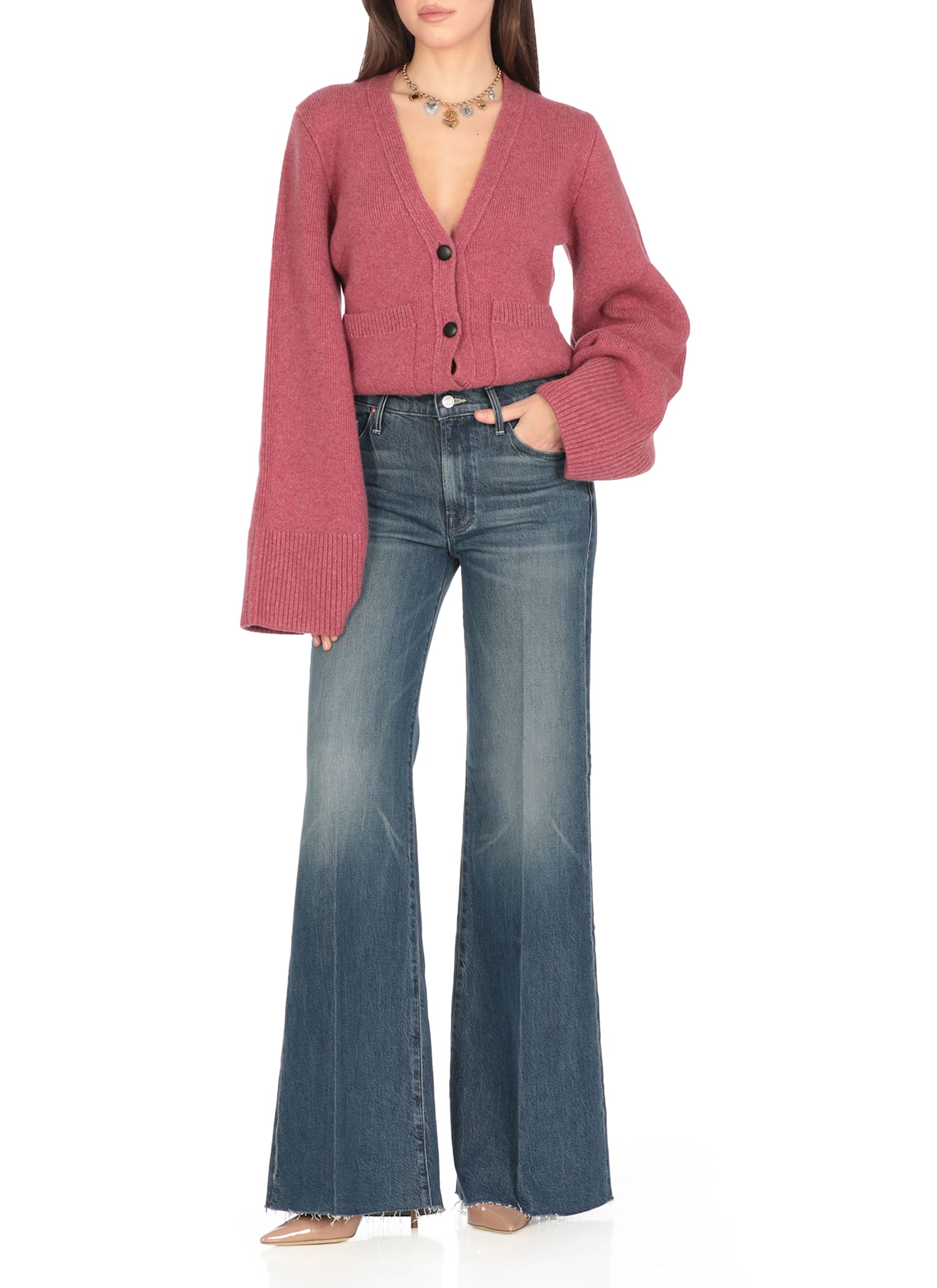 Mother The Twister Sneak Jeans In Blue