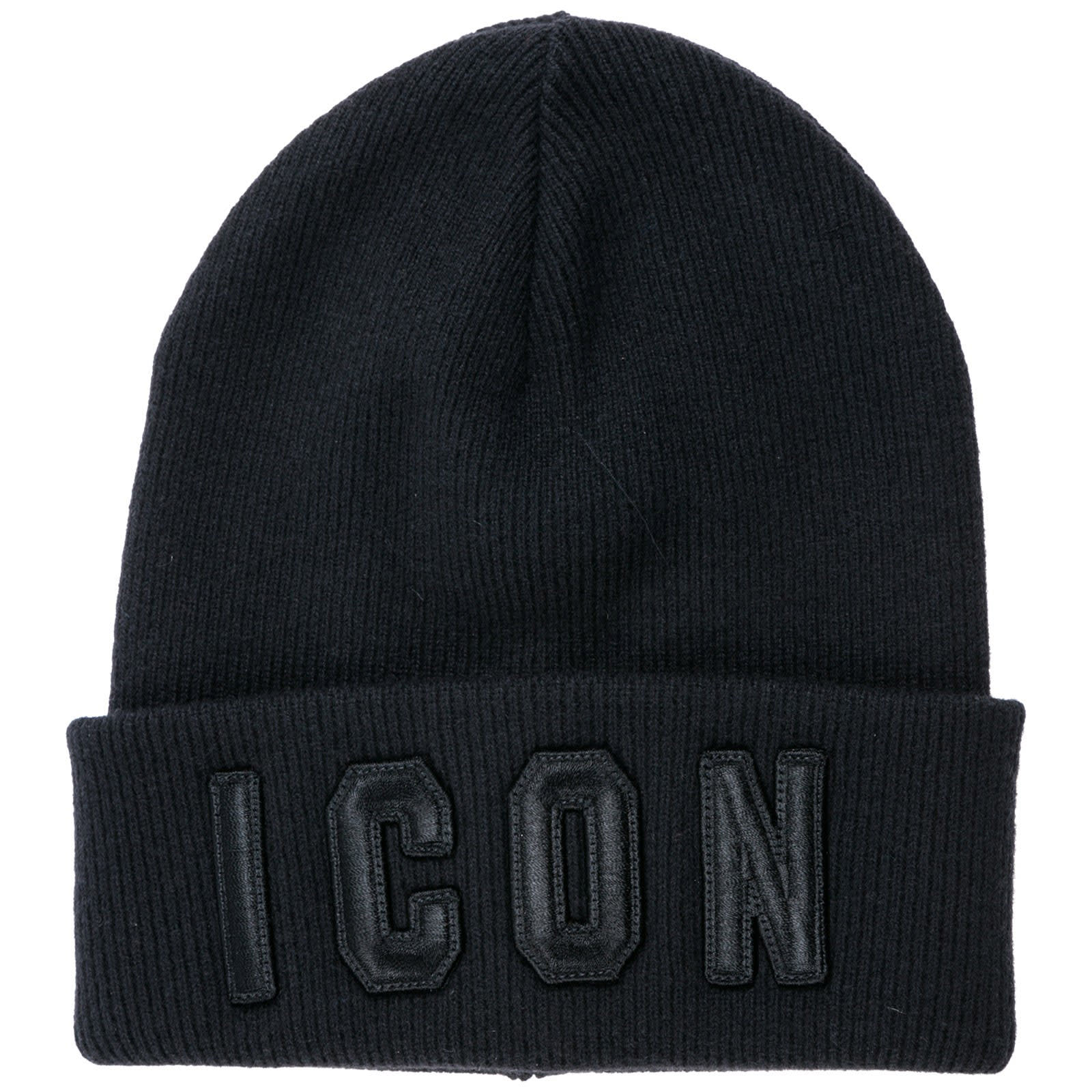 Dsquared2 Dsquared2 Wool Beanie Hat Icon - Nero - 10977961 | italist