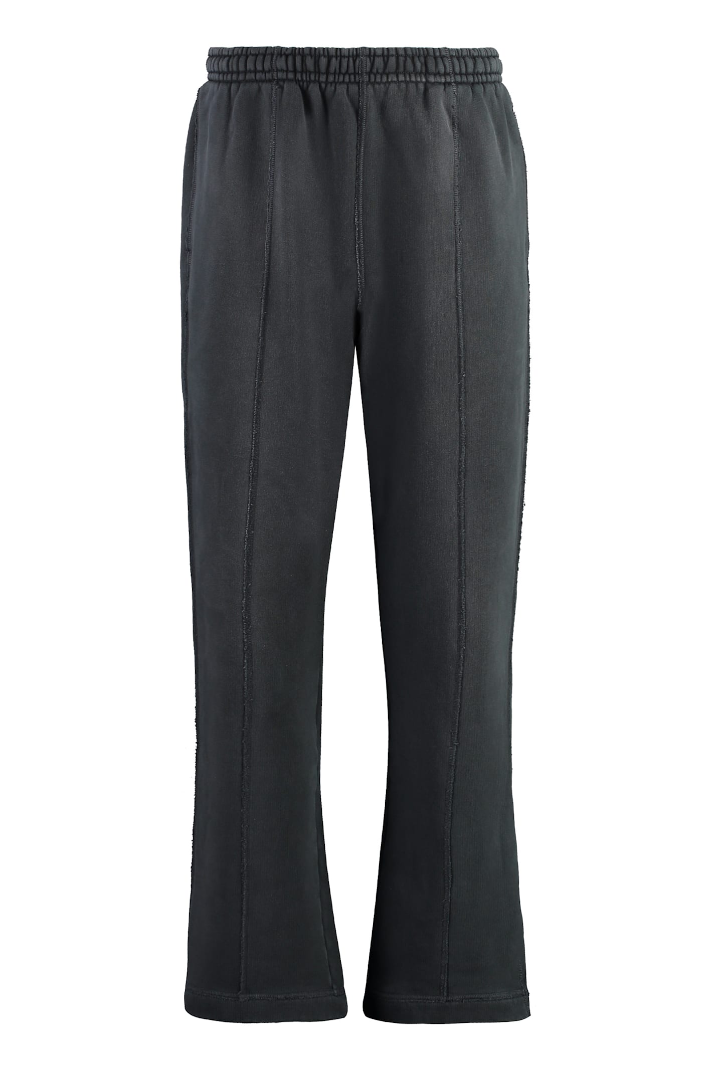 Shop Represent Cotton Trousers In Grey