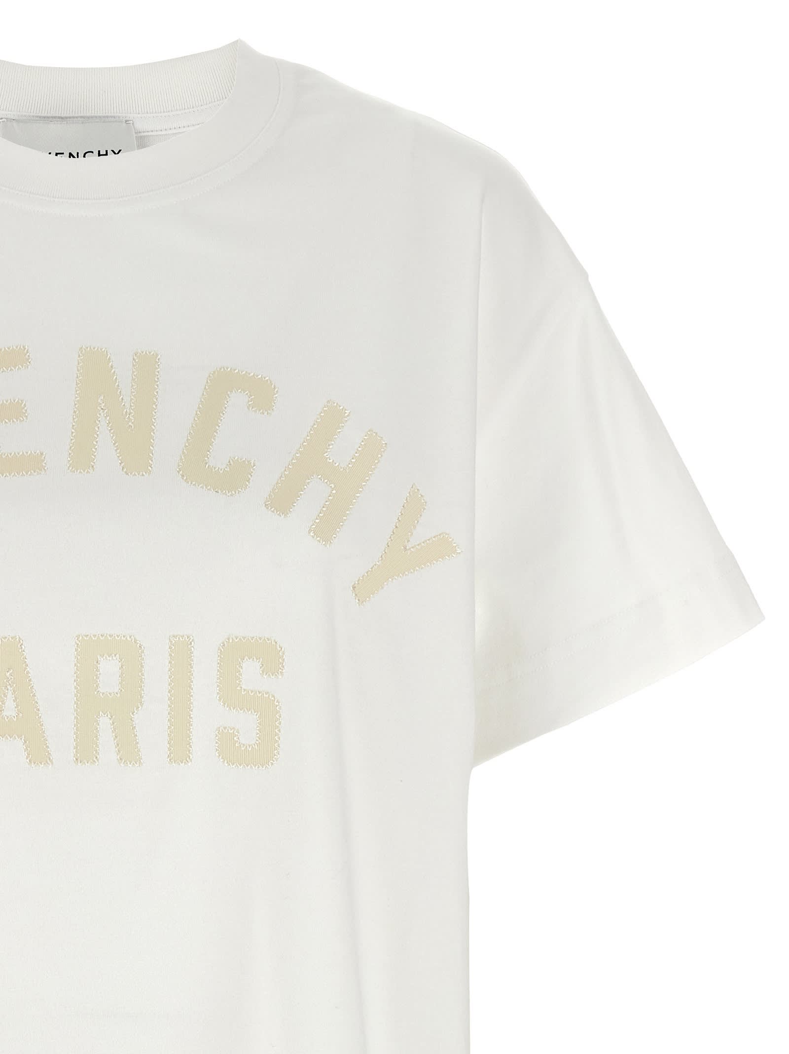 Givenchy White Cotton Oversize T-shirt In White
