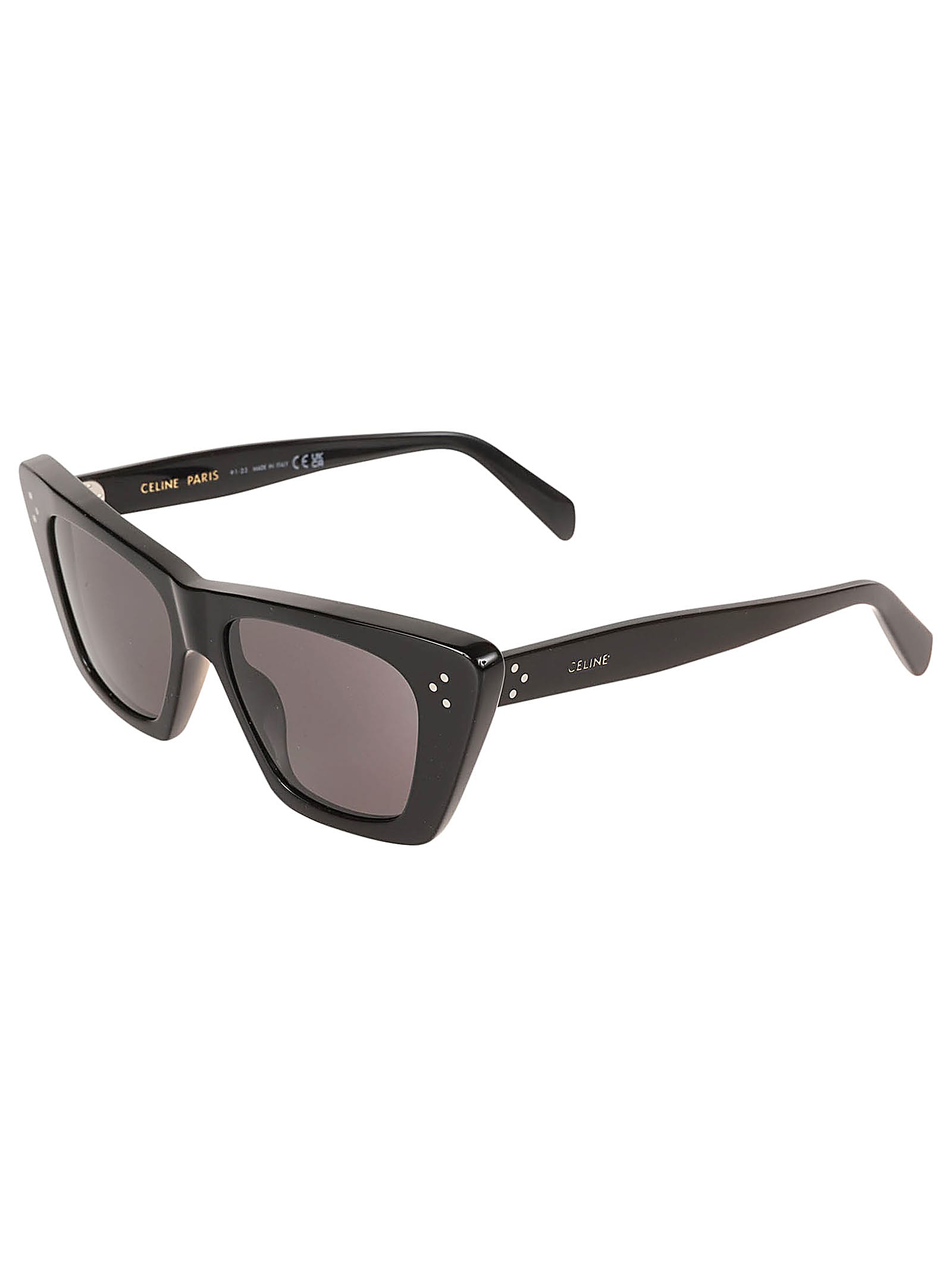 Shop Celine Cl40187i Sunglasses In 01a - Black