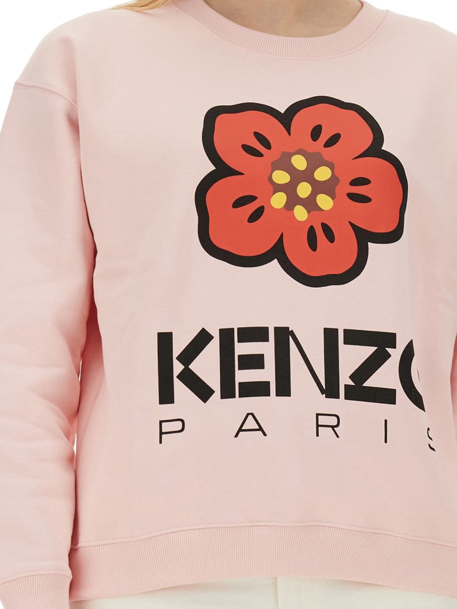 Shop Kenzo Boke Flower Sweatshirt In Pink