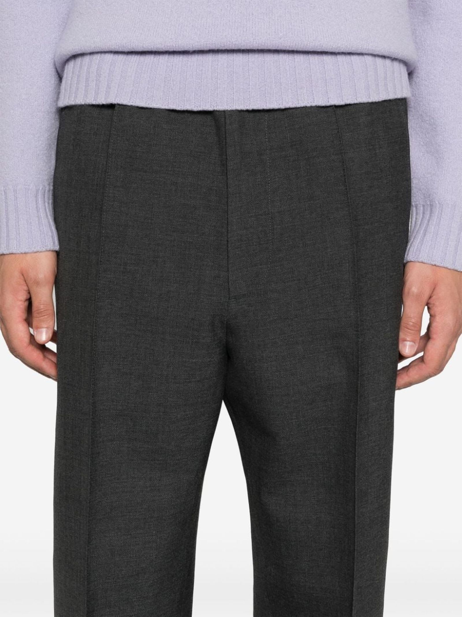 Shop Lanvin Trousers Black