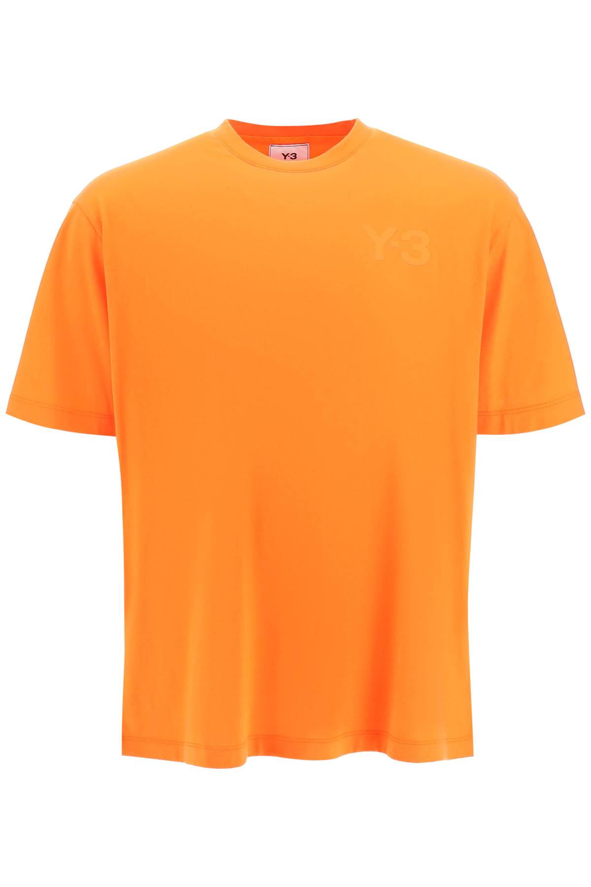 Y-3 Logo Cotton Short-sleeved T-shirt