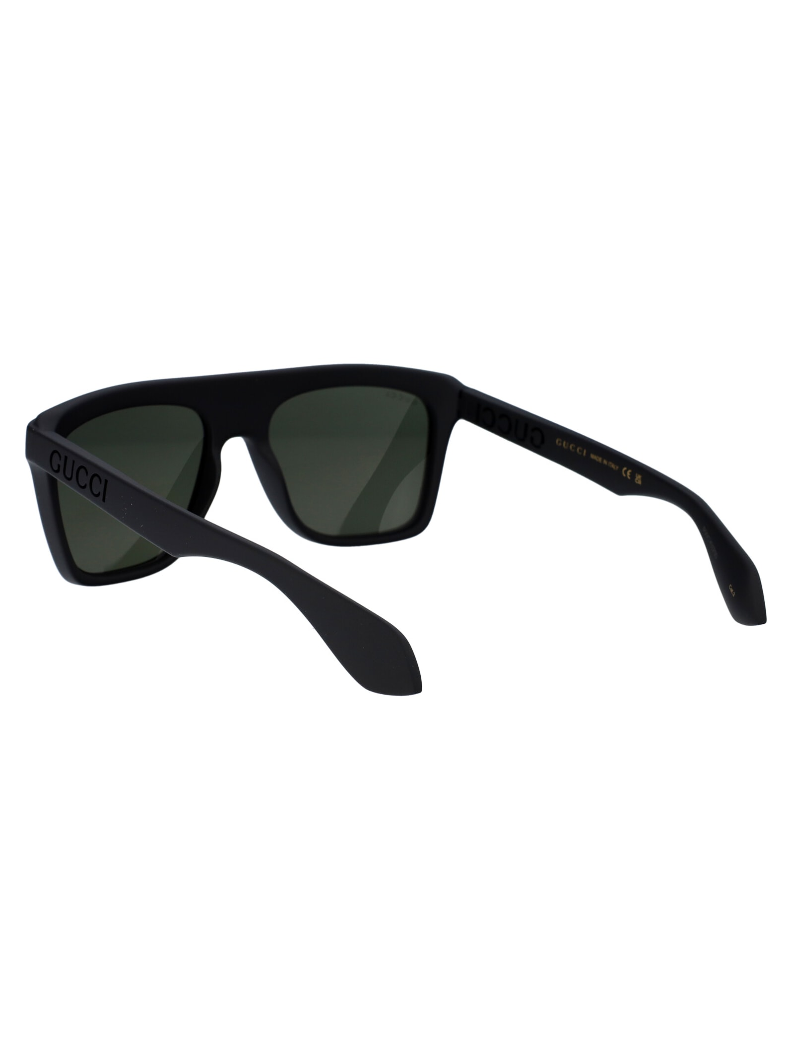 Gucci Shield Frame Sunglasses In Black