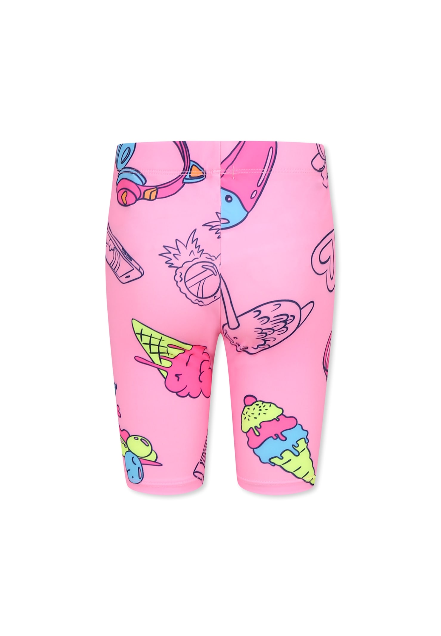 Billieblush Pink Shorts For Girl With Print In Pink