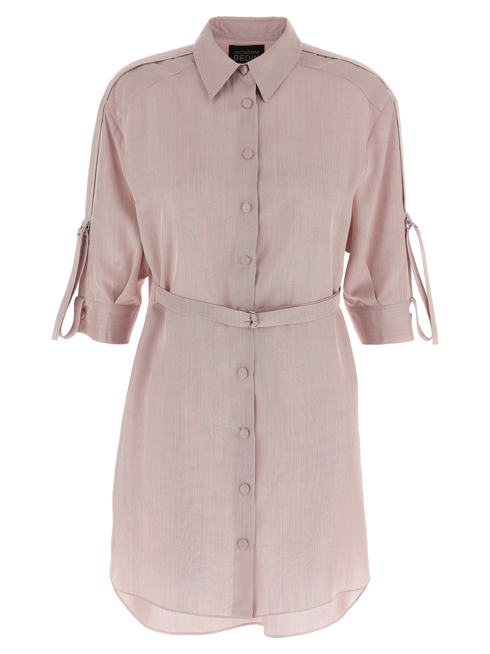 Striped Silk Dress