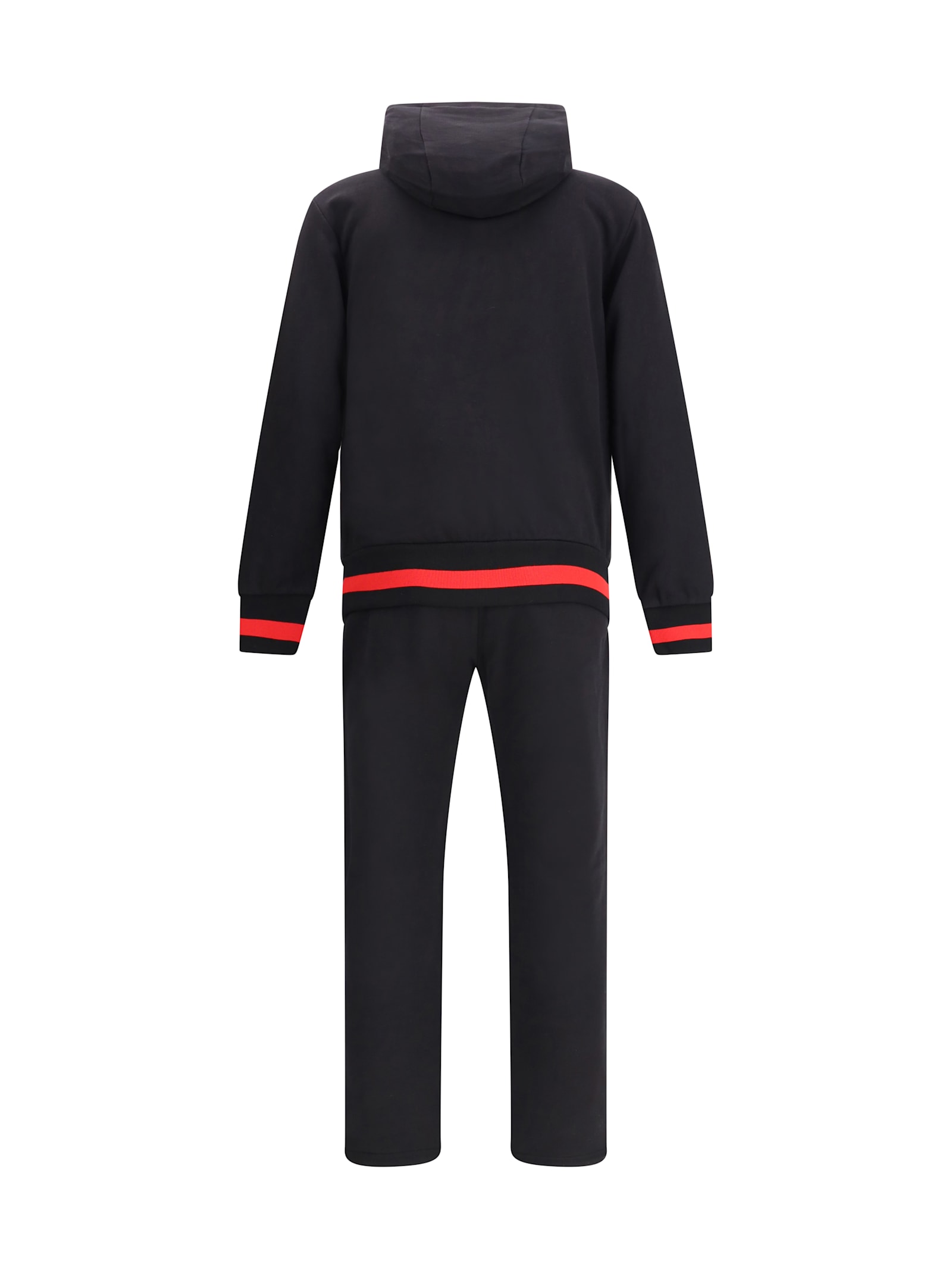 Kiton Logo-embroidered Hooded Tracksuit In Multi