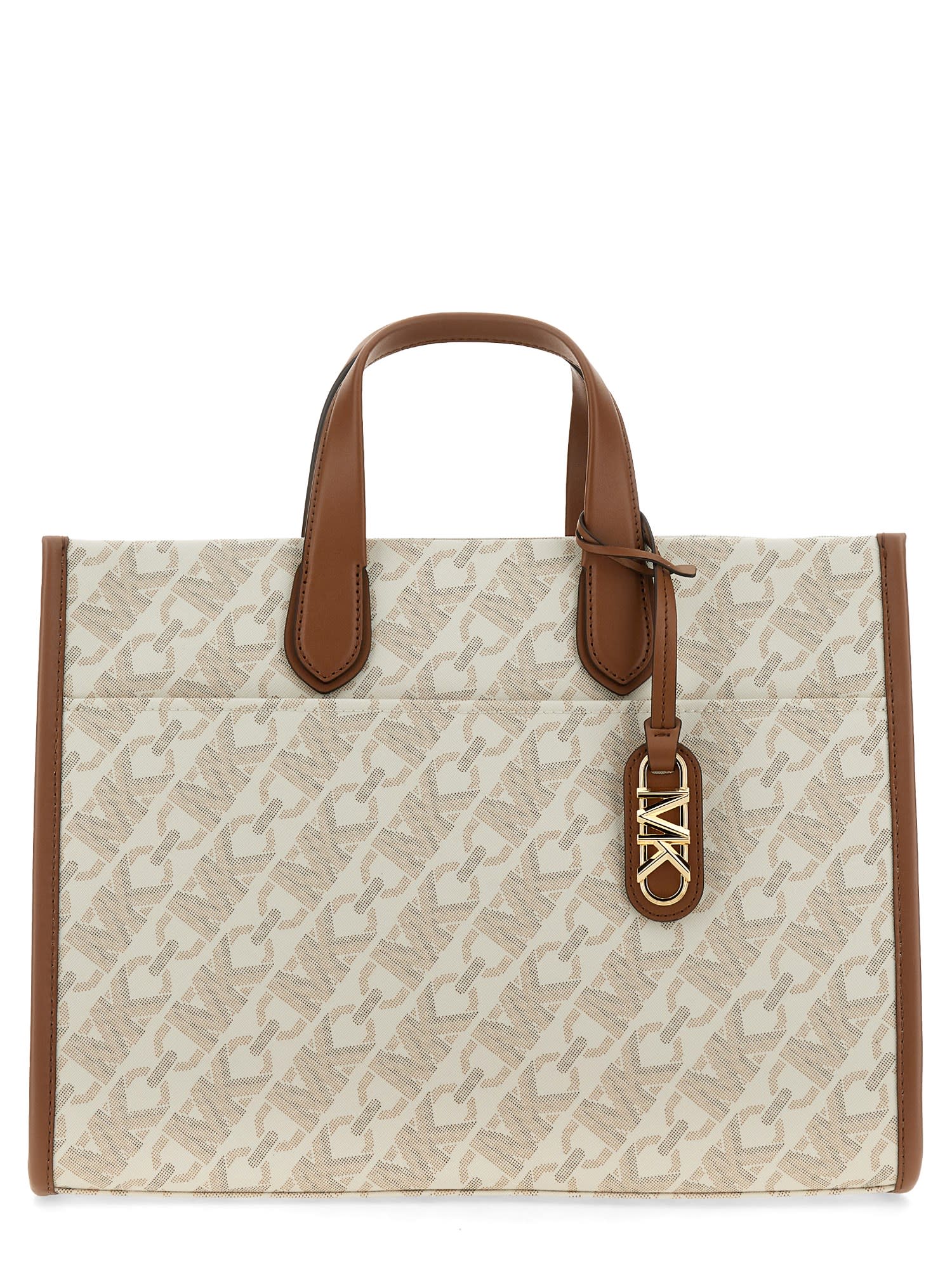 MICHAEL MICHAEL KORS GIGI LARGE EMPIRE SIGNATURE LOGO TOTE BAG