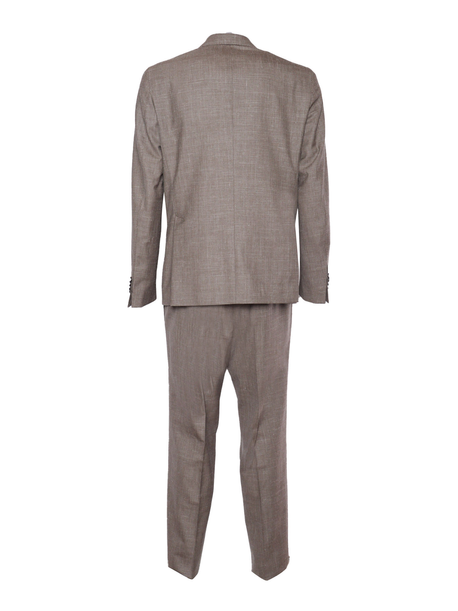 L.b.m 1911 L.b.m. 1911 Single-breasted Suit In Brown