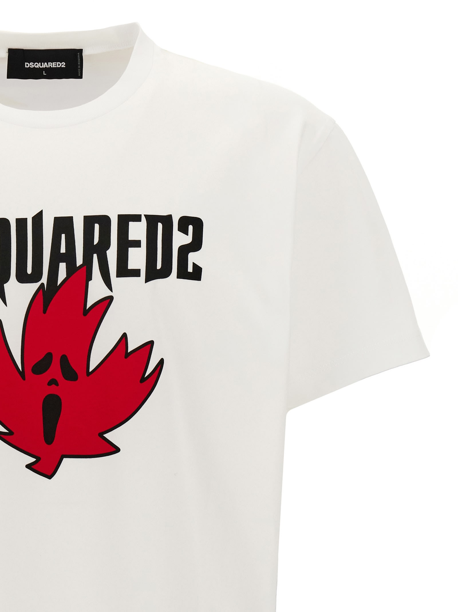 Shop Dsquared2 Logo Print T-shirt In White