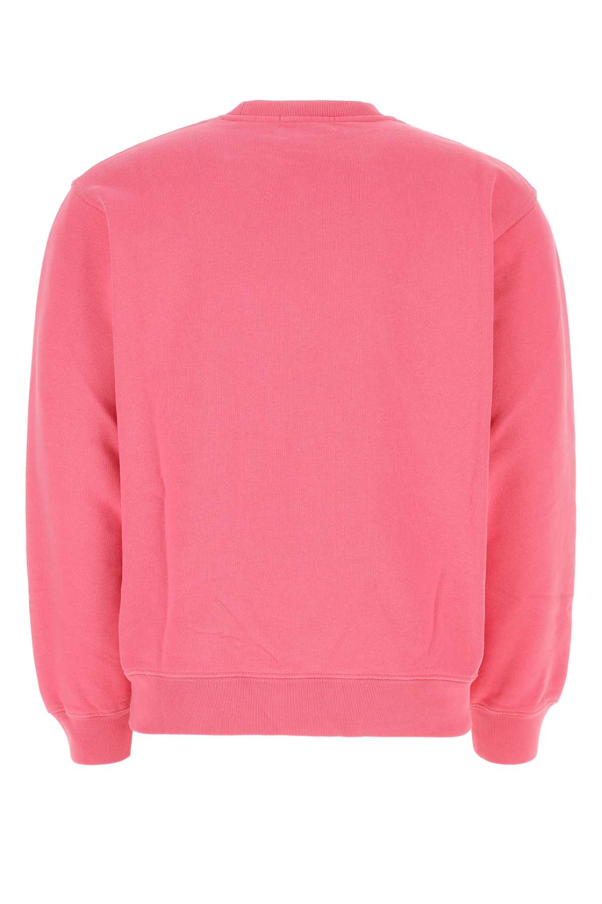 Shop Ambush Dark Pink Cotton Sweatshirt