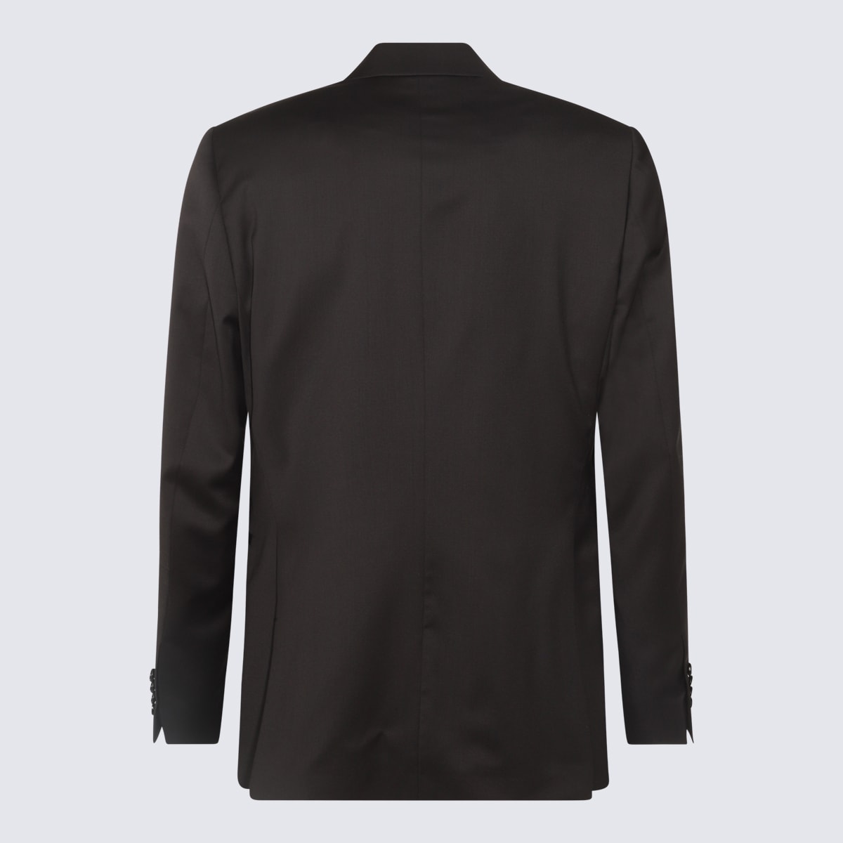 Shop Lardini Black Wool Suits