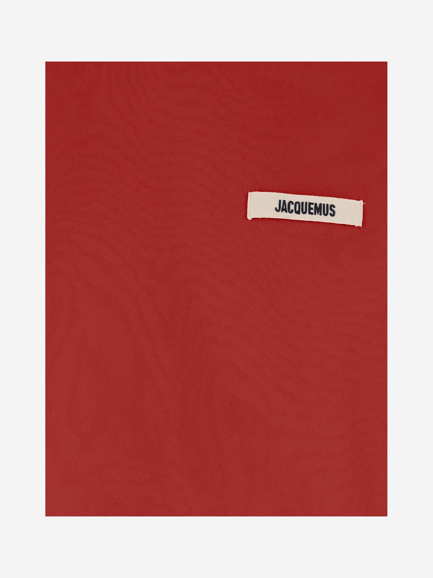 Jacquemus Le Hoodie Gros Grain Sweatshirt In Red