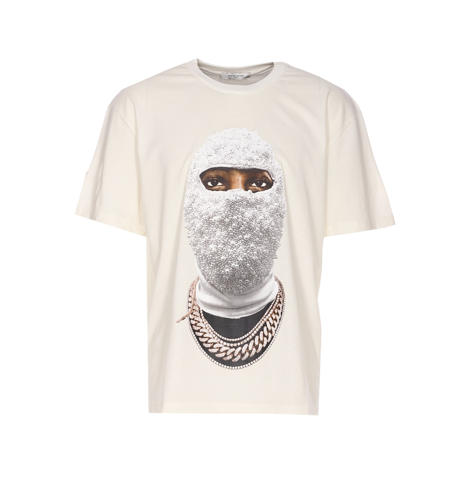 Ih Nom Uh Nit Future Mask Graphic Crewneck T-shirt In Neutral