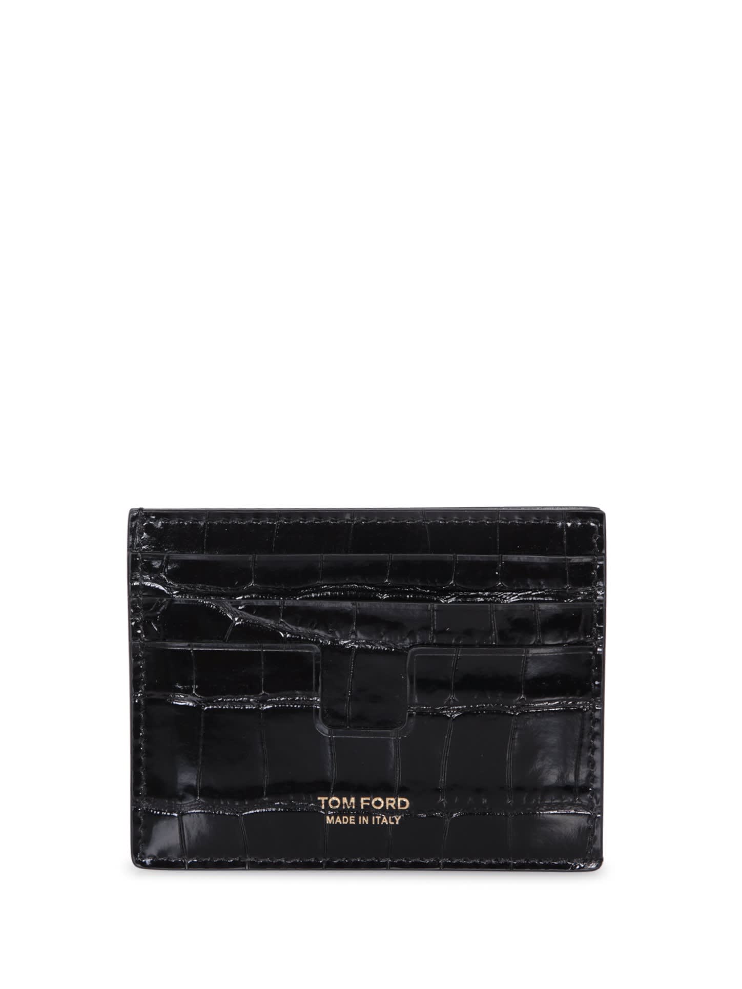 Tom Ford Black Crocodile Wallet