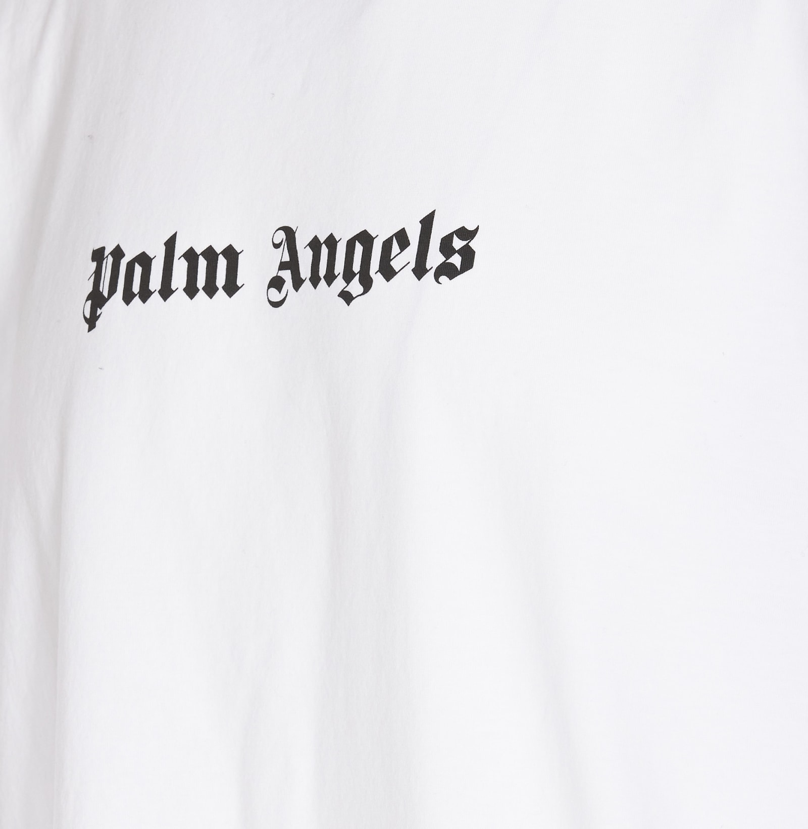 Shop Palm Angels Logo Slim T-shirt In White