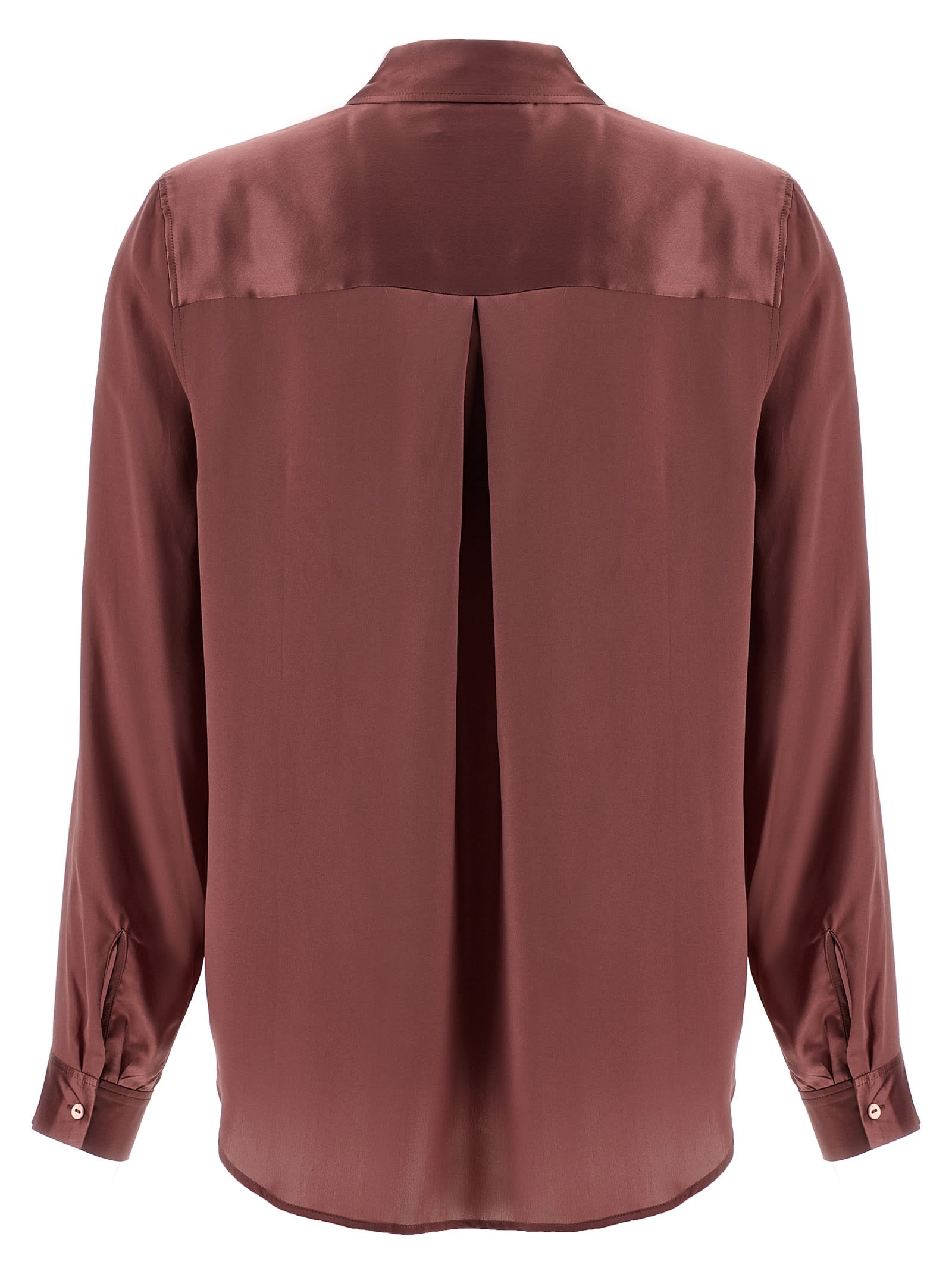 L'agence Tyler Shirt In Brown