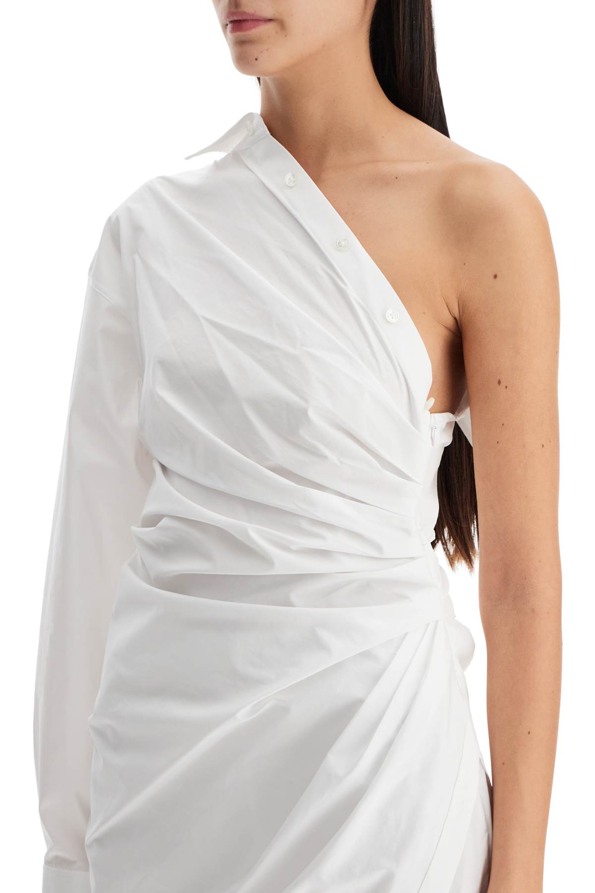 Alexander Wang Asymmetric Chemisier In White (white)