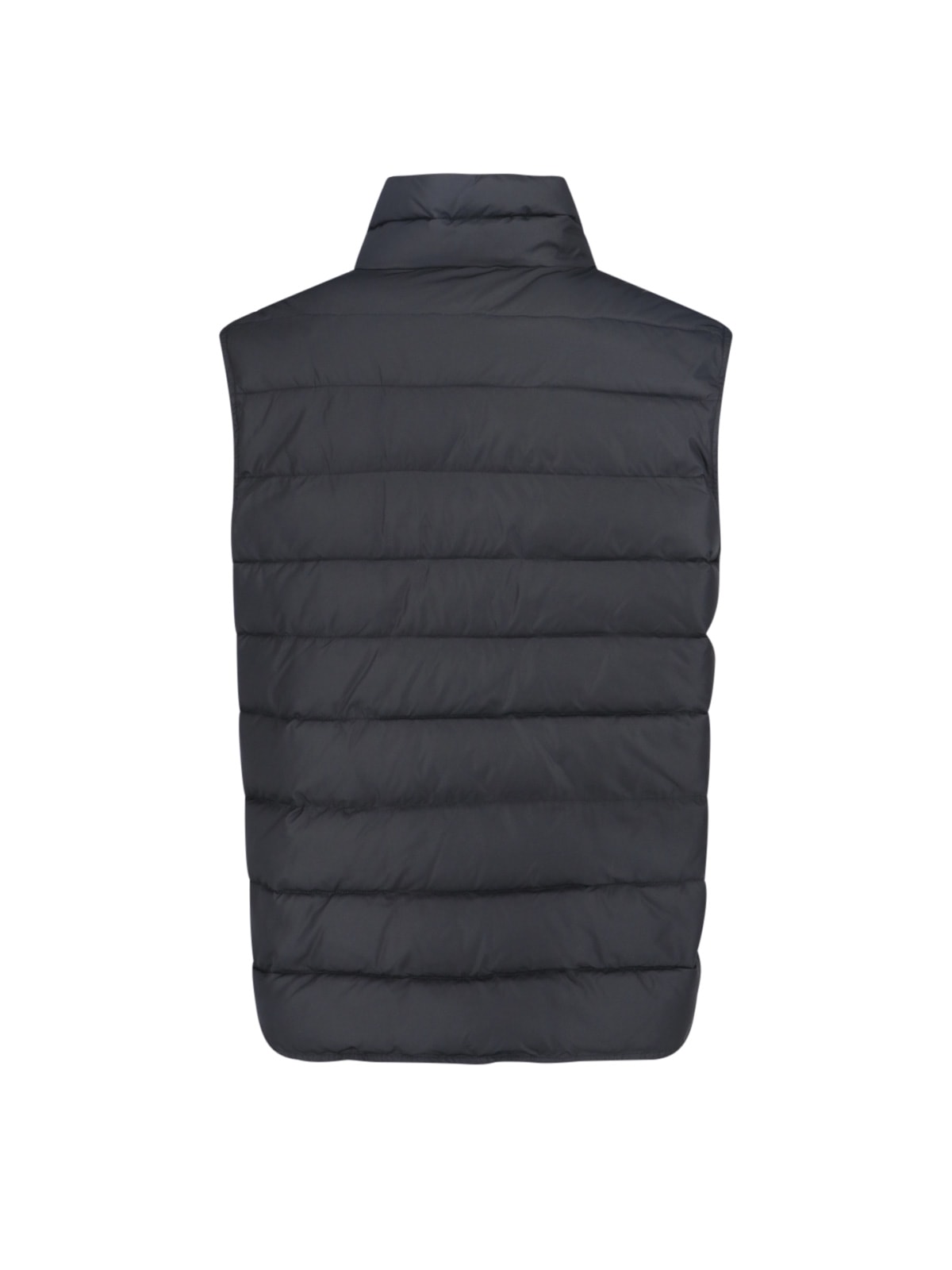 Shop Dolce & Gabbana Logo Padded Vest In Black