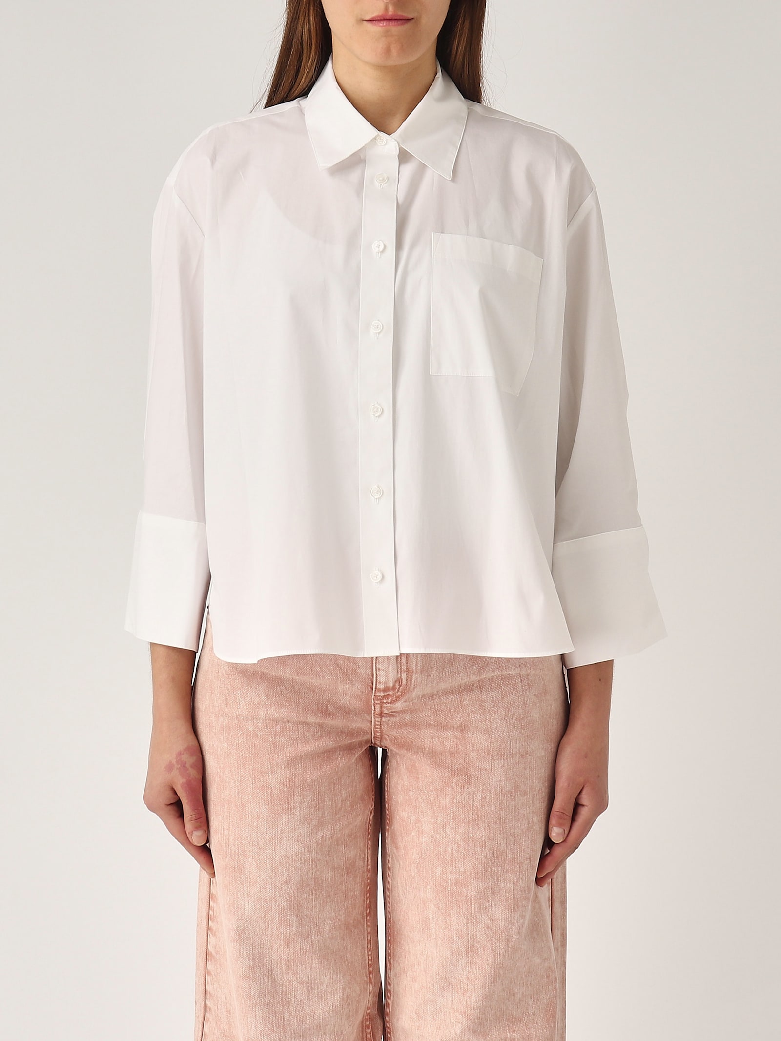 Solid Poplin Shirt Shirt