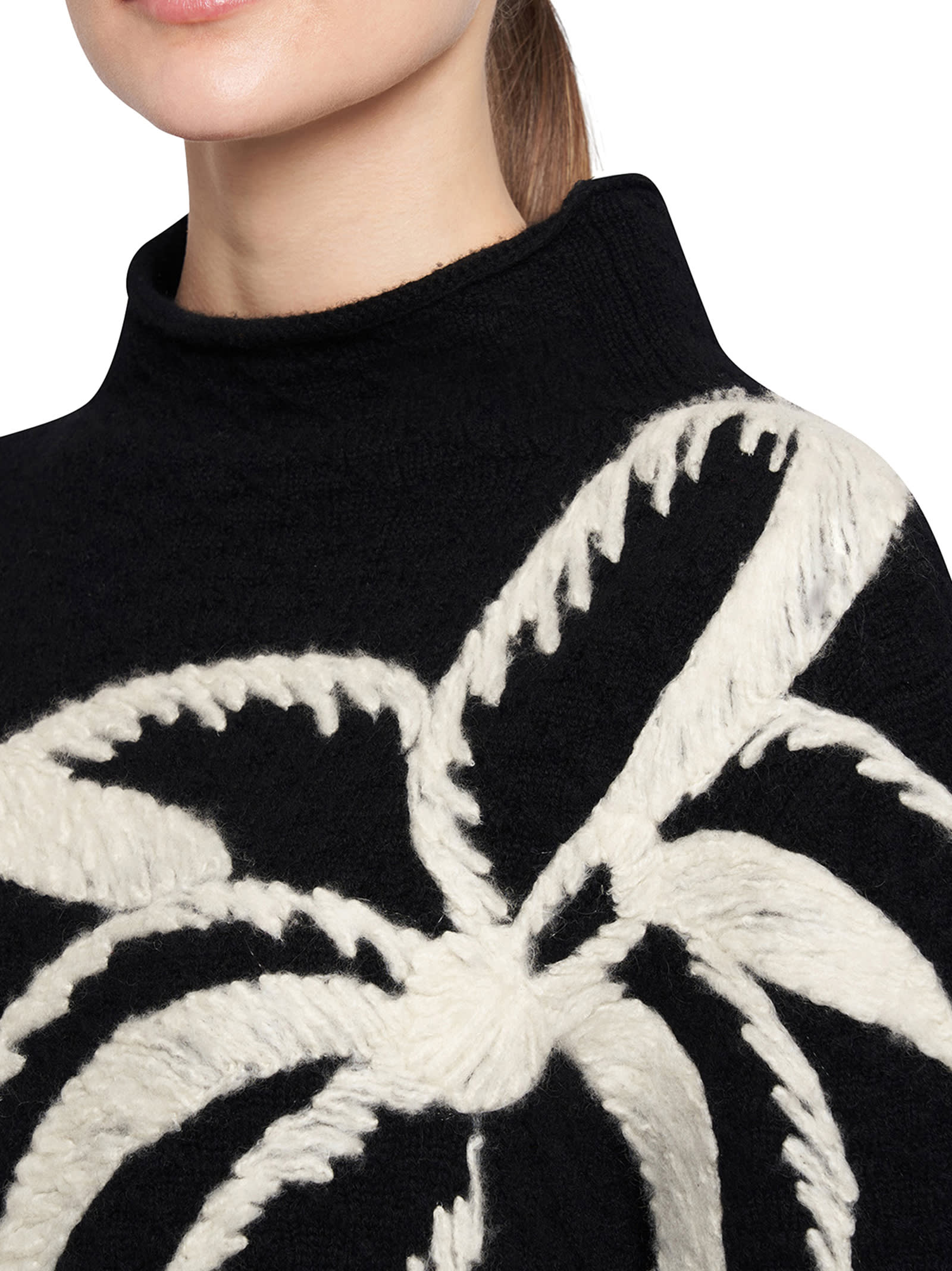 Shop Kiton Jersey High Neck Cashmere